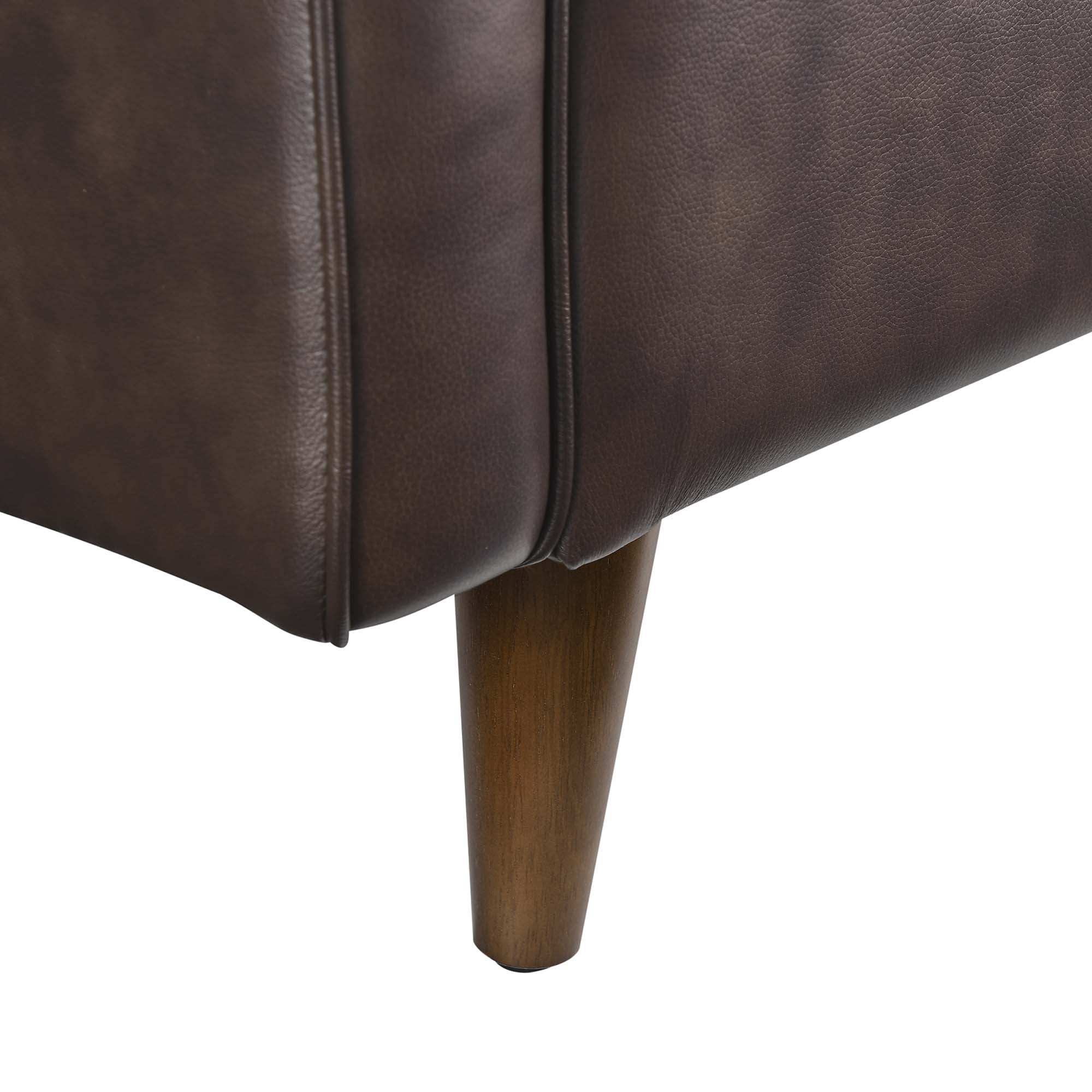 Impart Genuine Leather Loveseat by Modway - Best Buy Furniture
