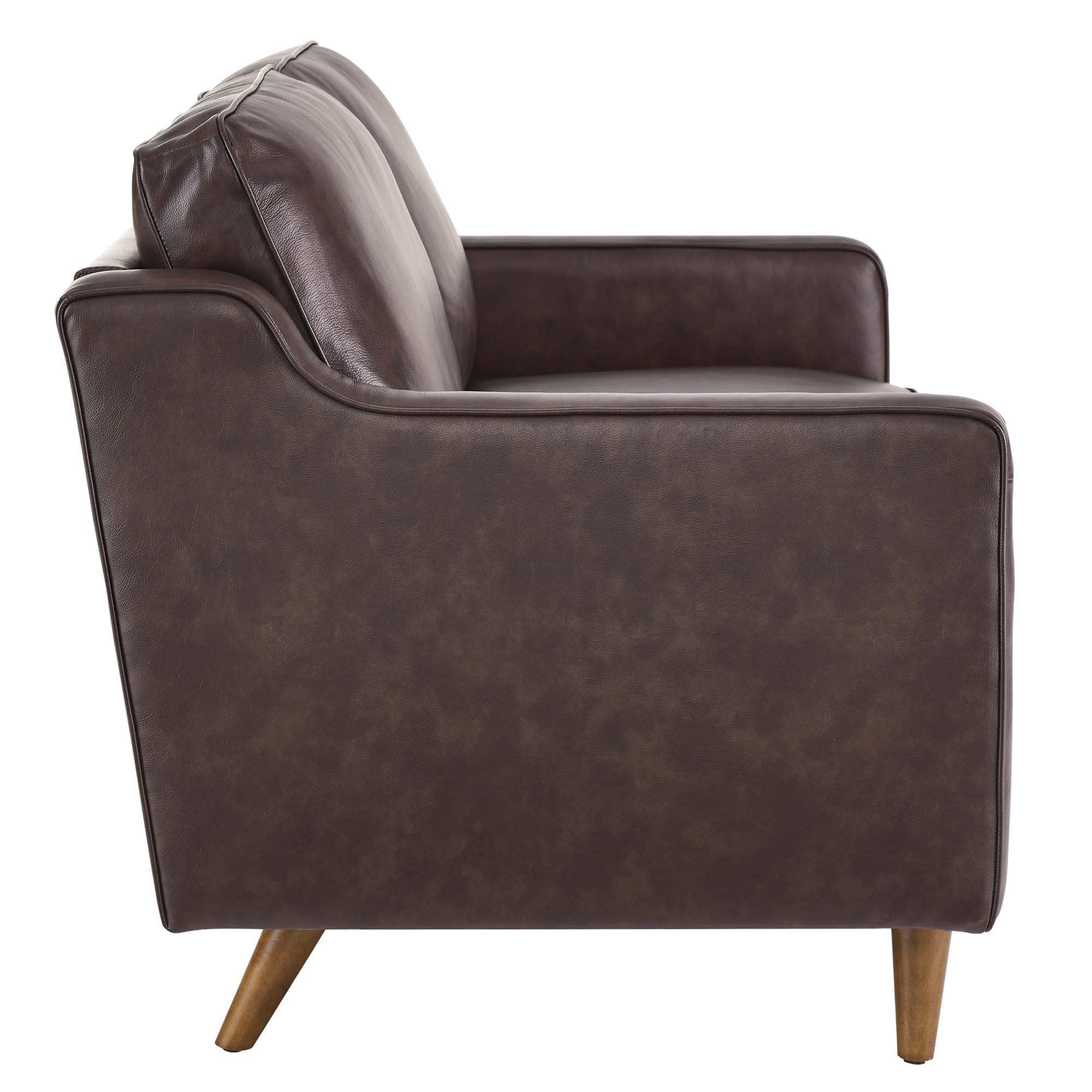Impart Genuine Leather Loveseat by Modway - Best Buy Furniture