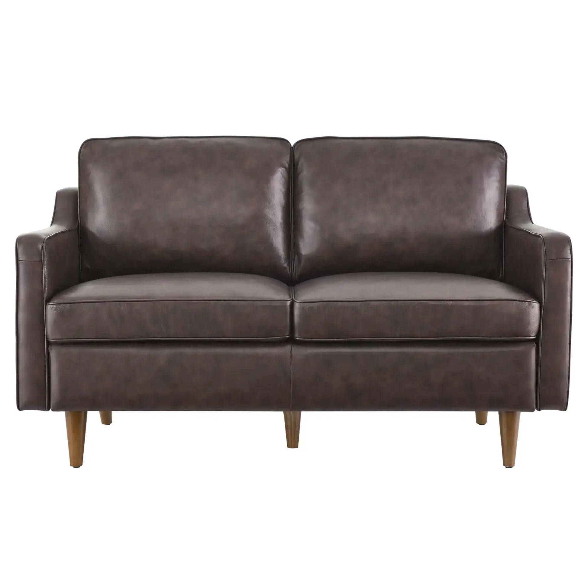 Impart Genuine Leather Loveseat by Modway - Best Buy Furniture