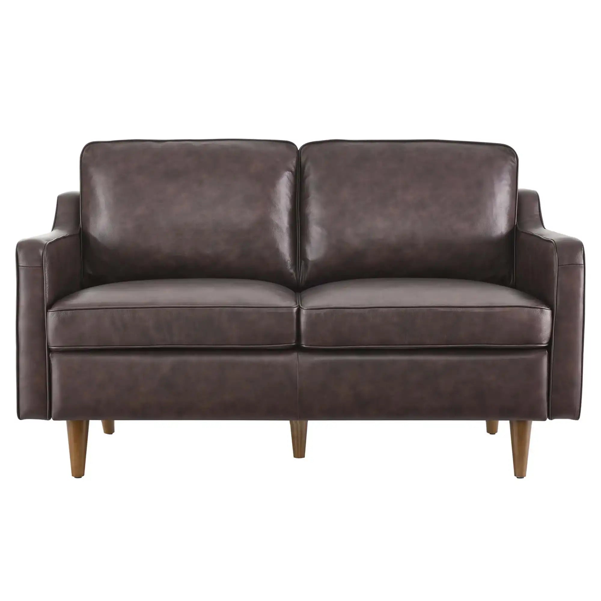 Impart Genuine Leather Loveseat by Modway - Best Buy Furniture