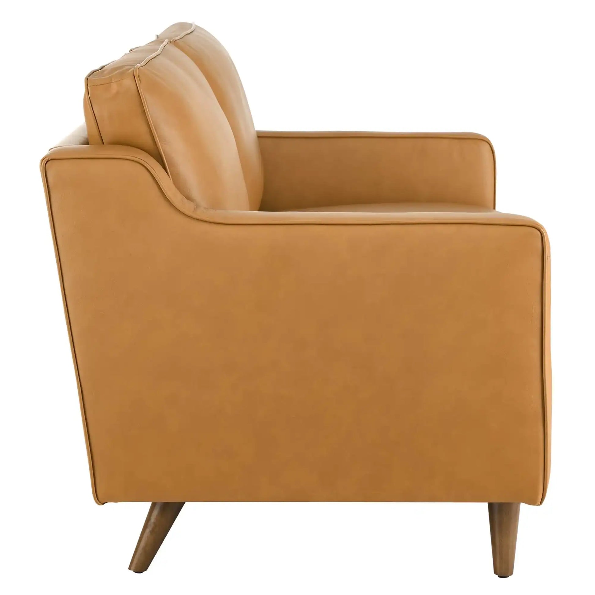 Impart Genuine Leather Loveseat by Modway - Best Buy Furniture