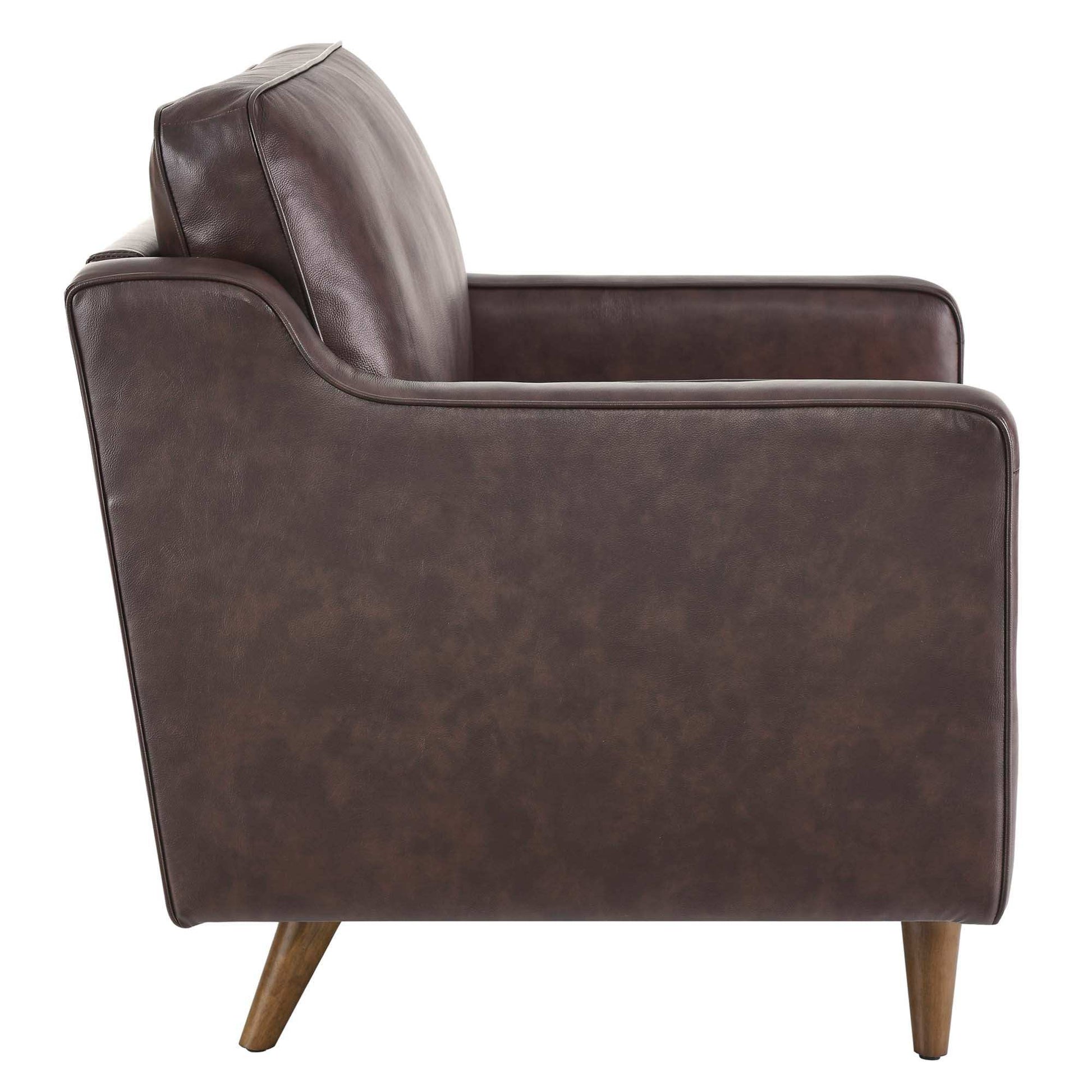 Impart Genuine Leather Armchair by Modway - Best Buy Furniture