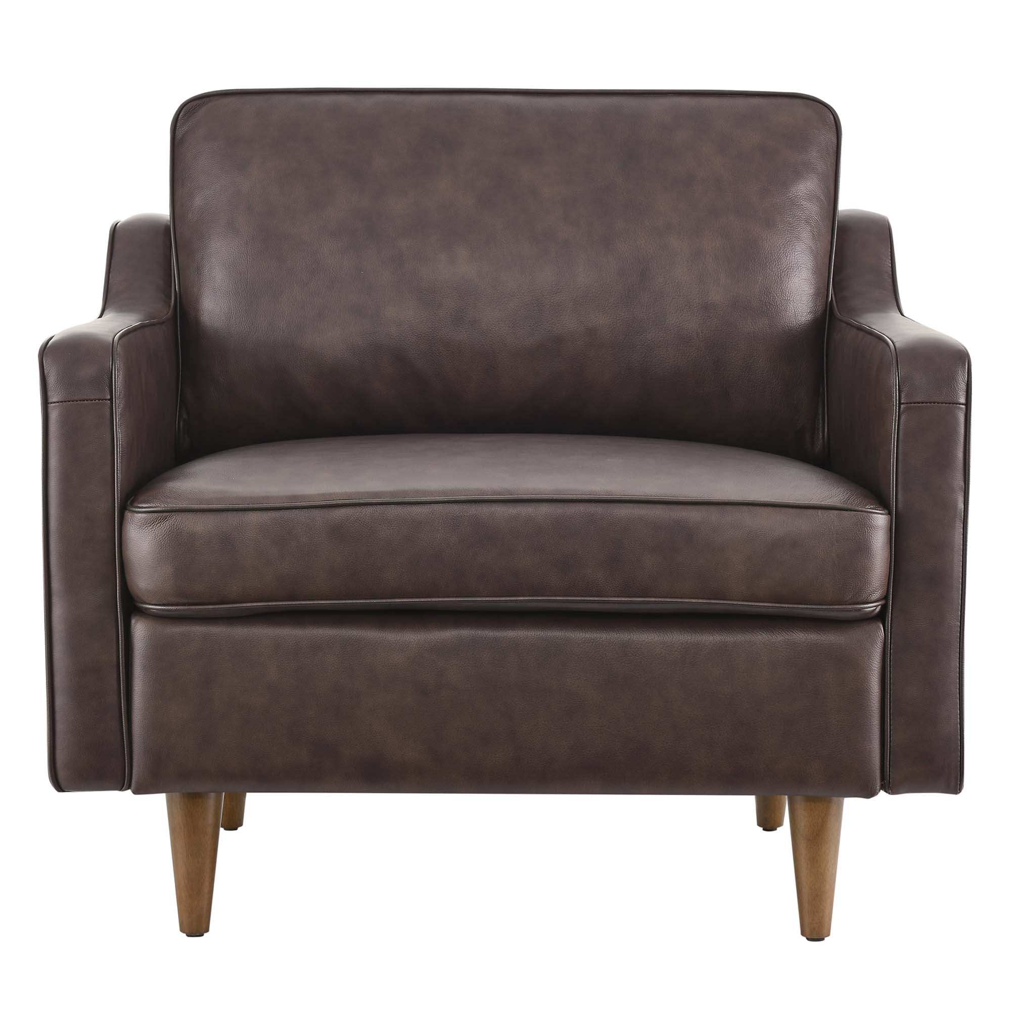 Impart Genuine Leather Armchair by Modway - Best Buy Furniture