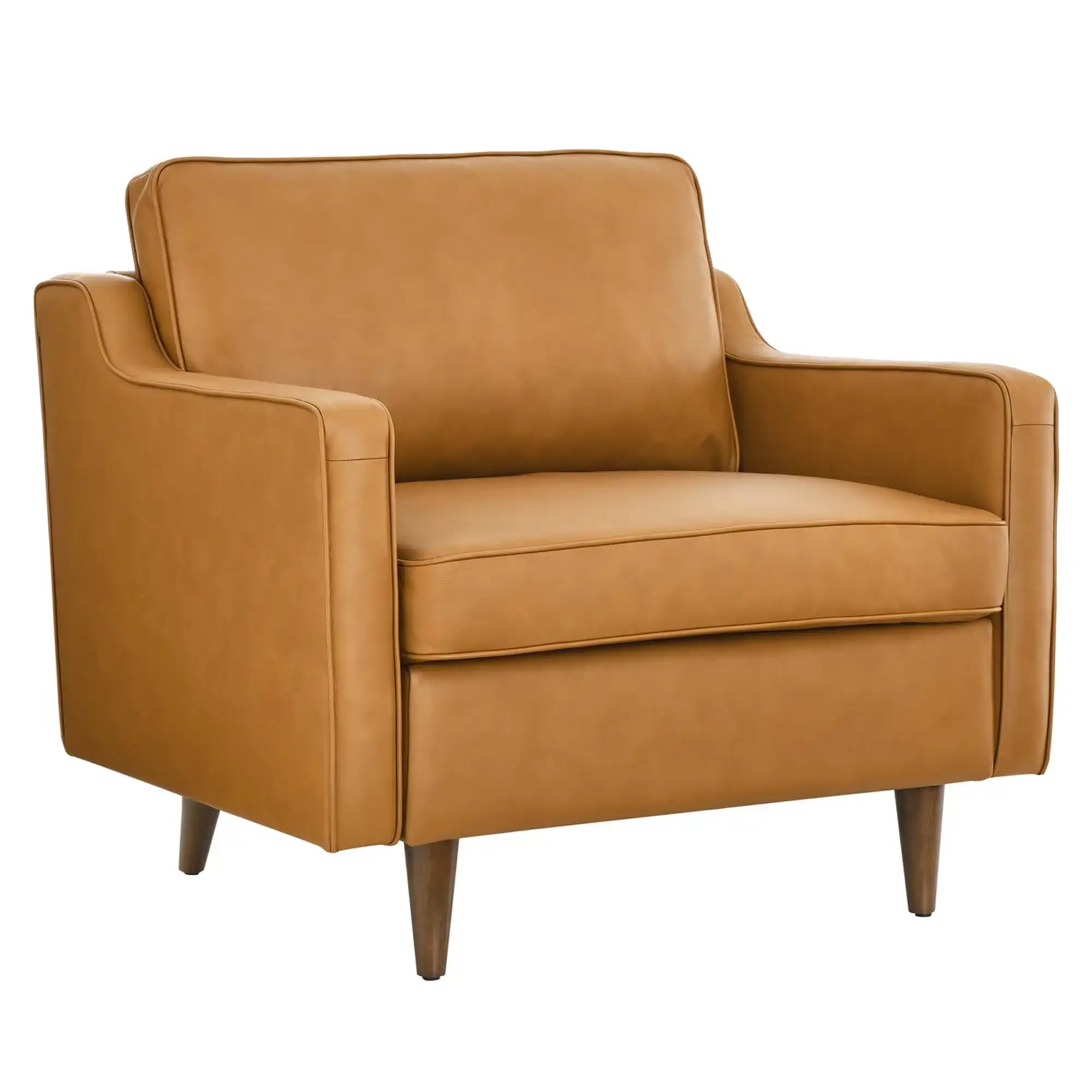 Impart Genuine Leather Armchair by Modway - Best Buy Furniture