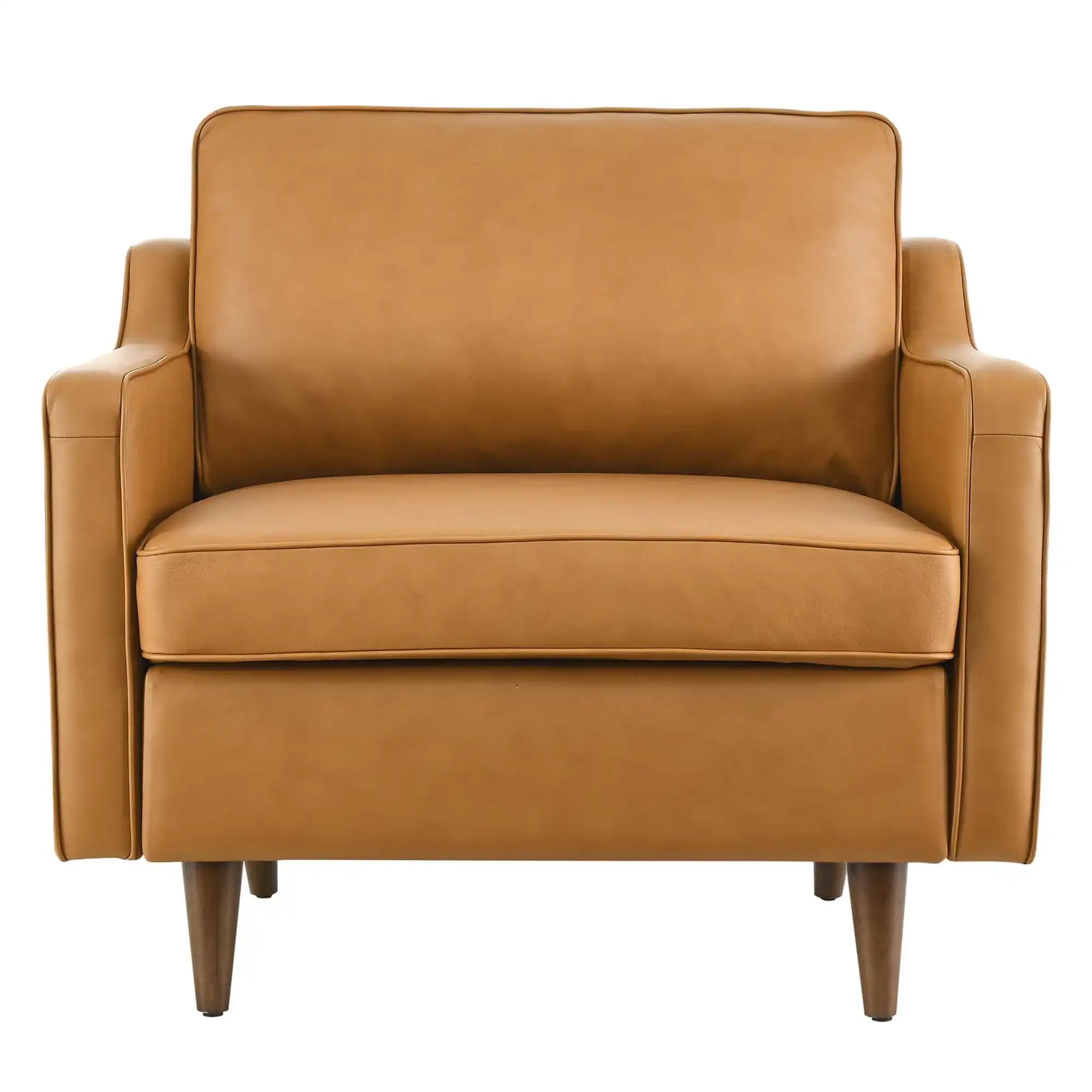 Impart Genuine Leather Armchair by Modway - Best Buy Furniture