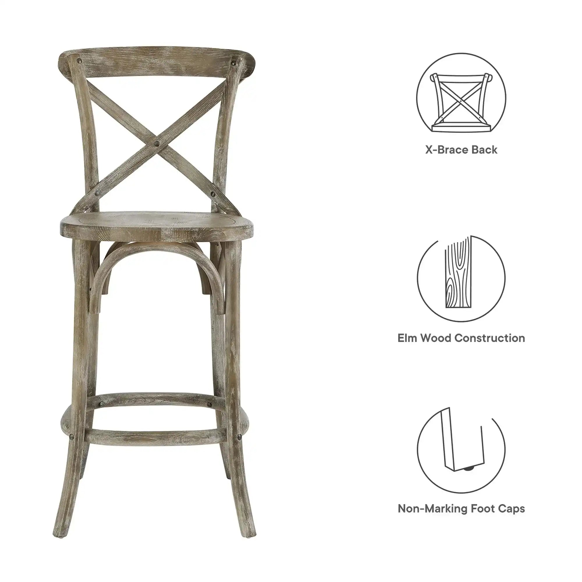 Gear Counter Stool by Modway - Best Buy Furniture