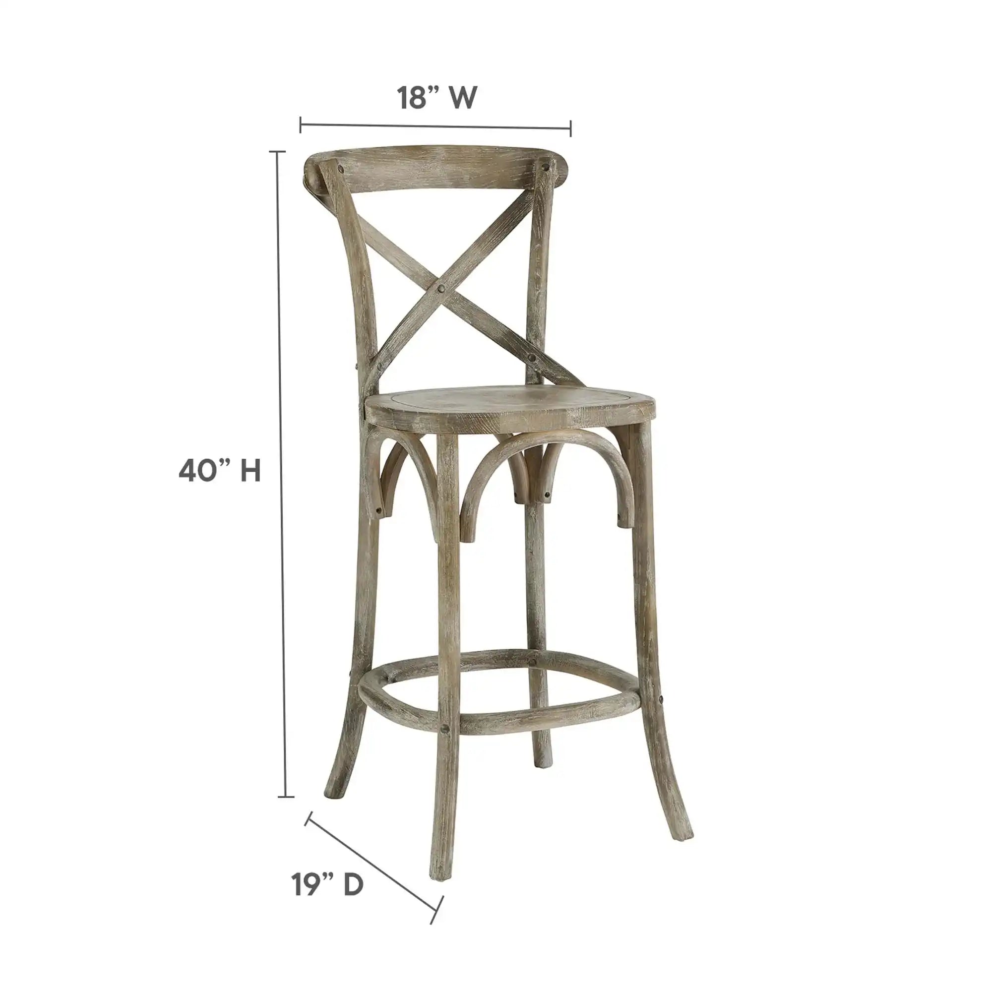 Gear Counter Stool by Modway - Best Buy Furniture