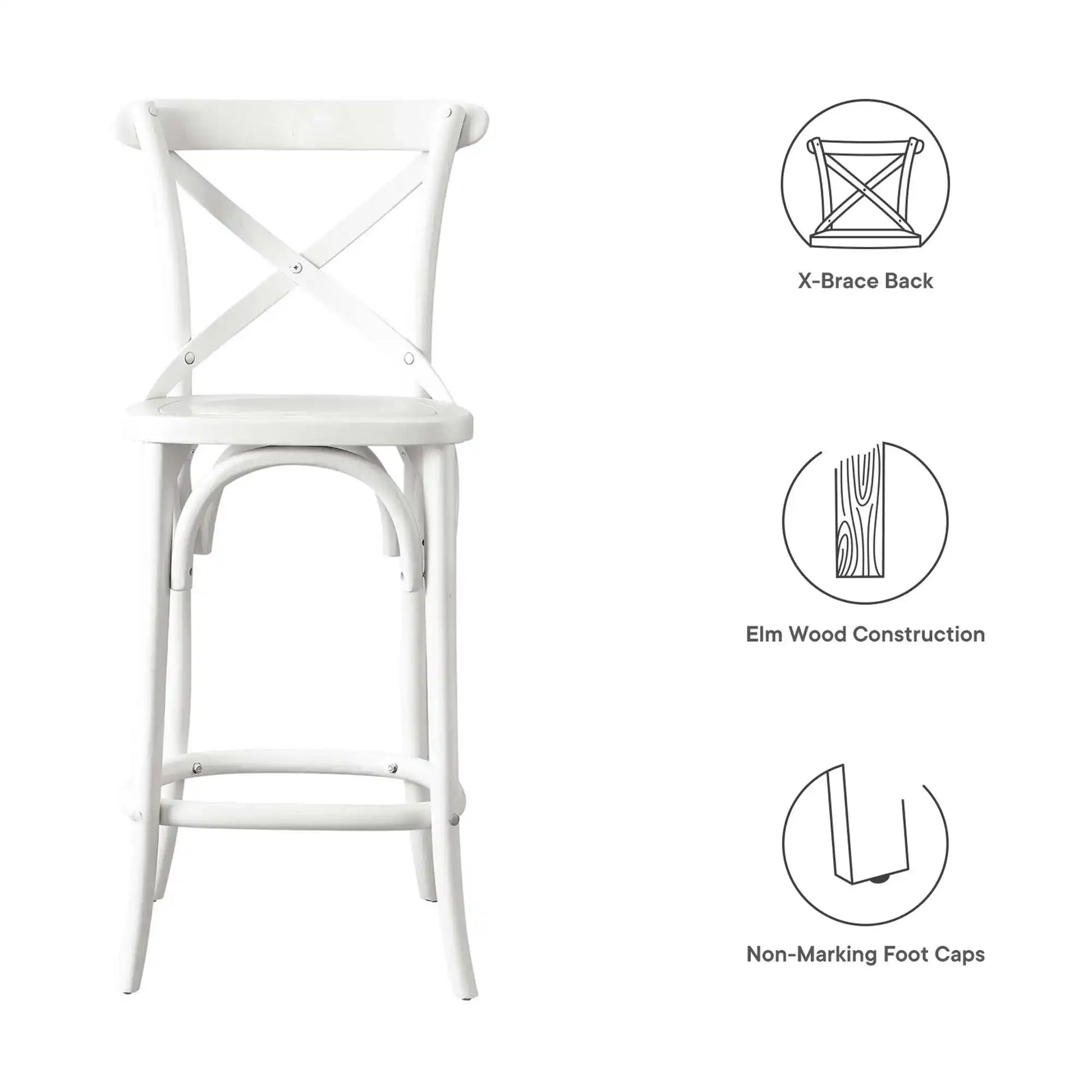 Gear Counter Stool by Modway - Best Buy Furniture
