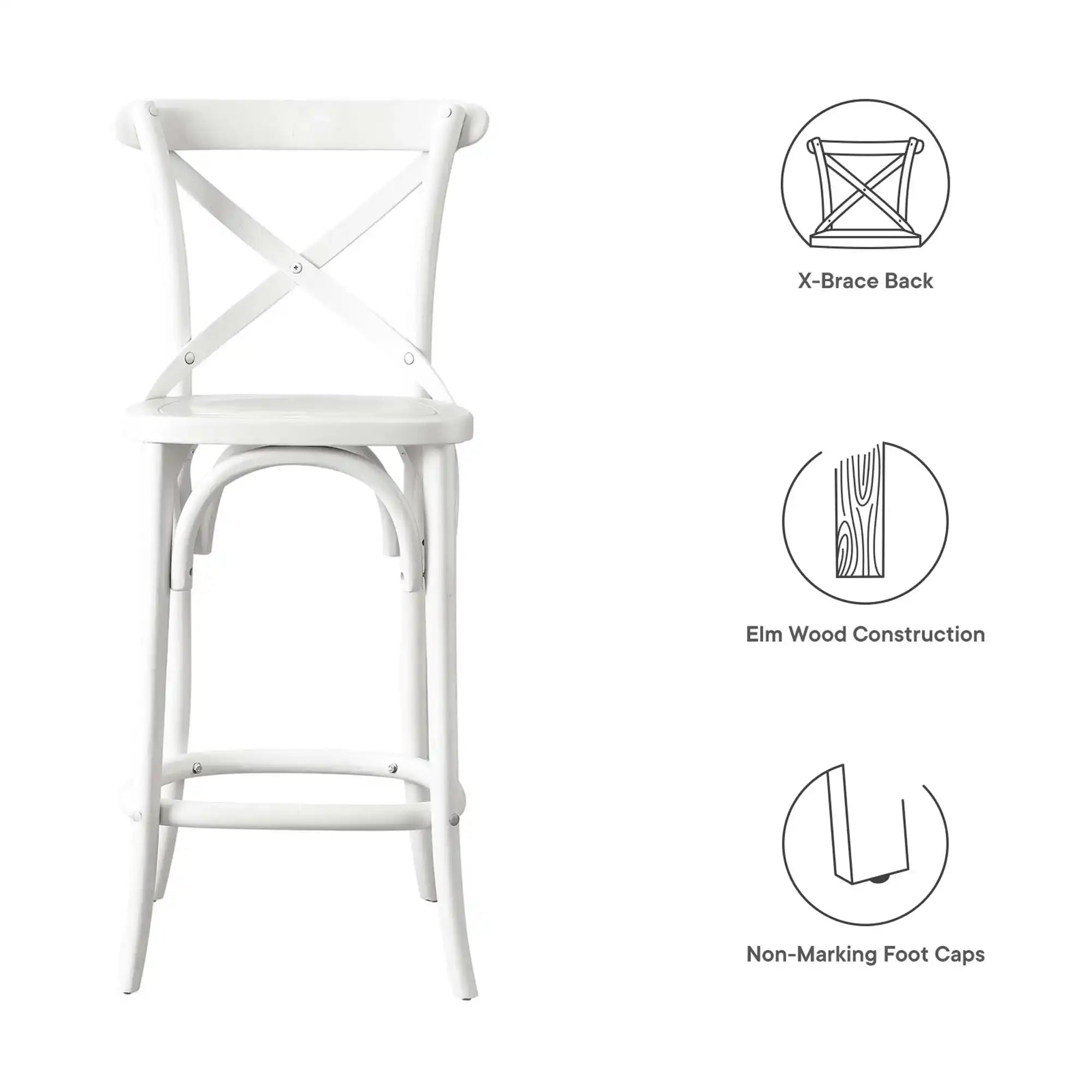 Gear Counter Stool by Modway - Best Buy Furniture