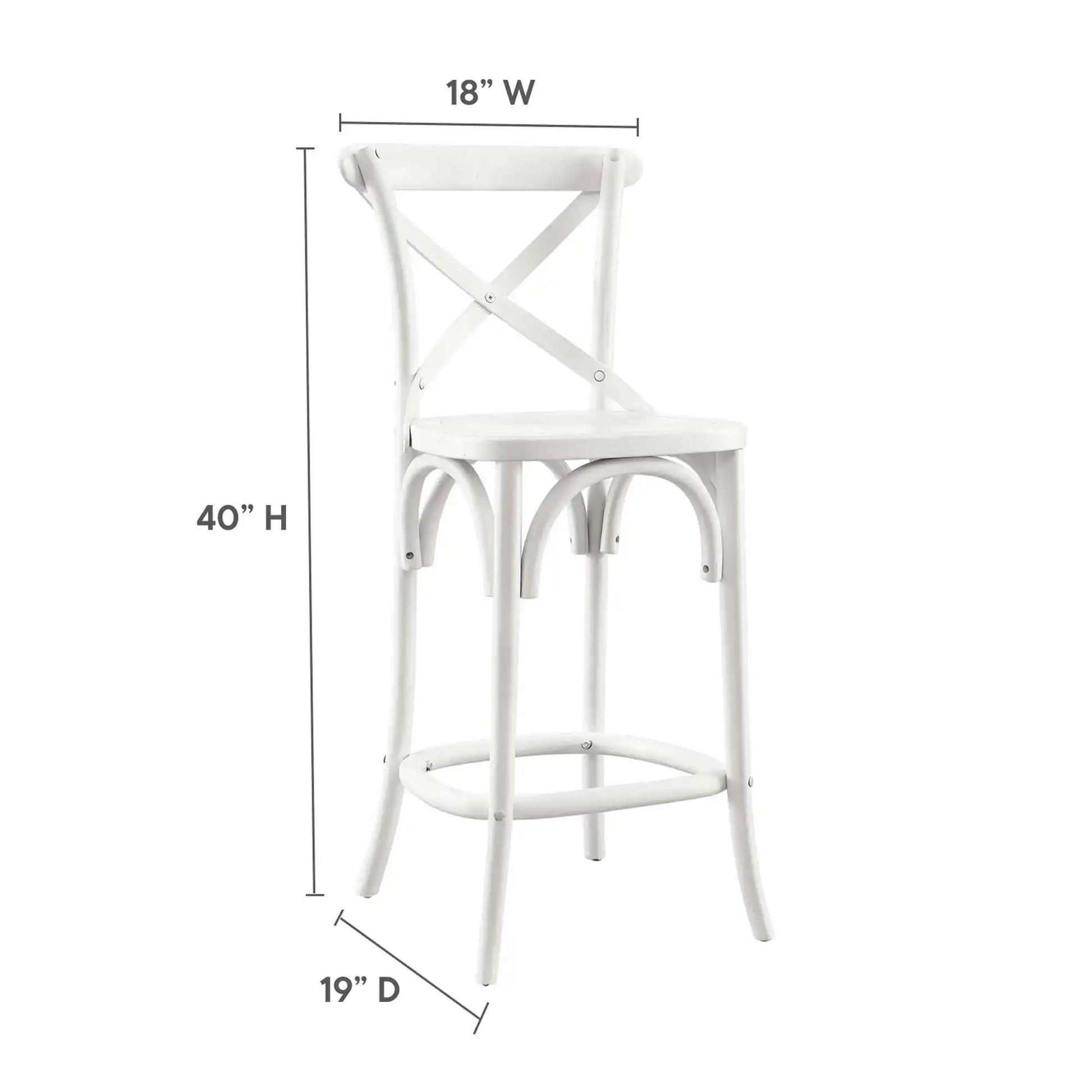 Gear Counter Stool by Modway - Best Buy Furniture