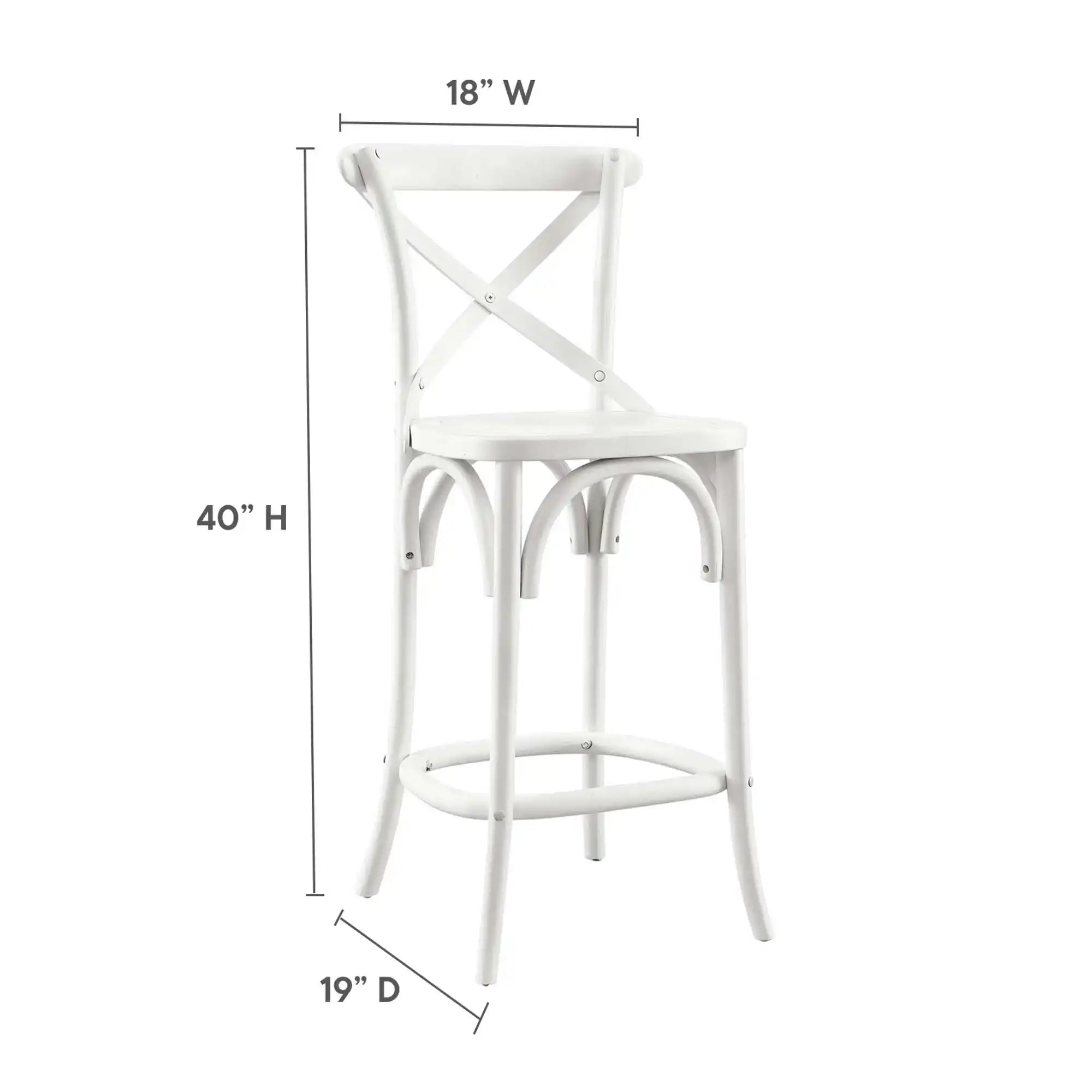 Gear Counter Stool by Modway - Best Buy Furniture