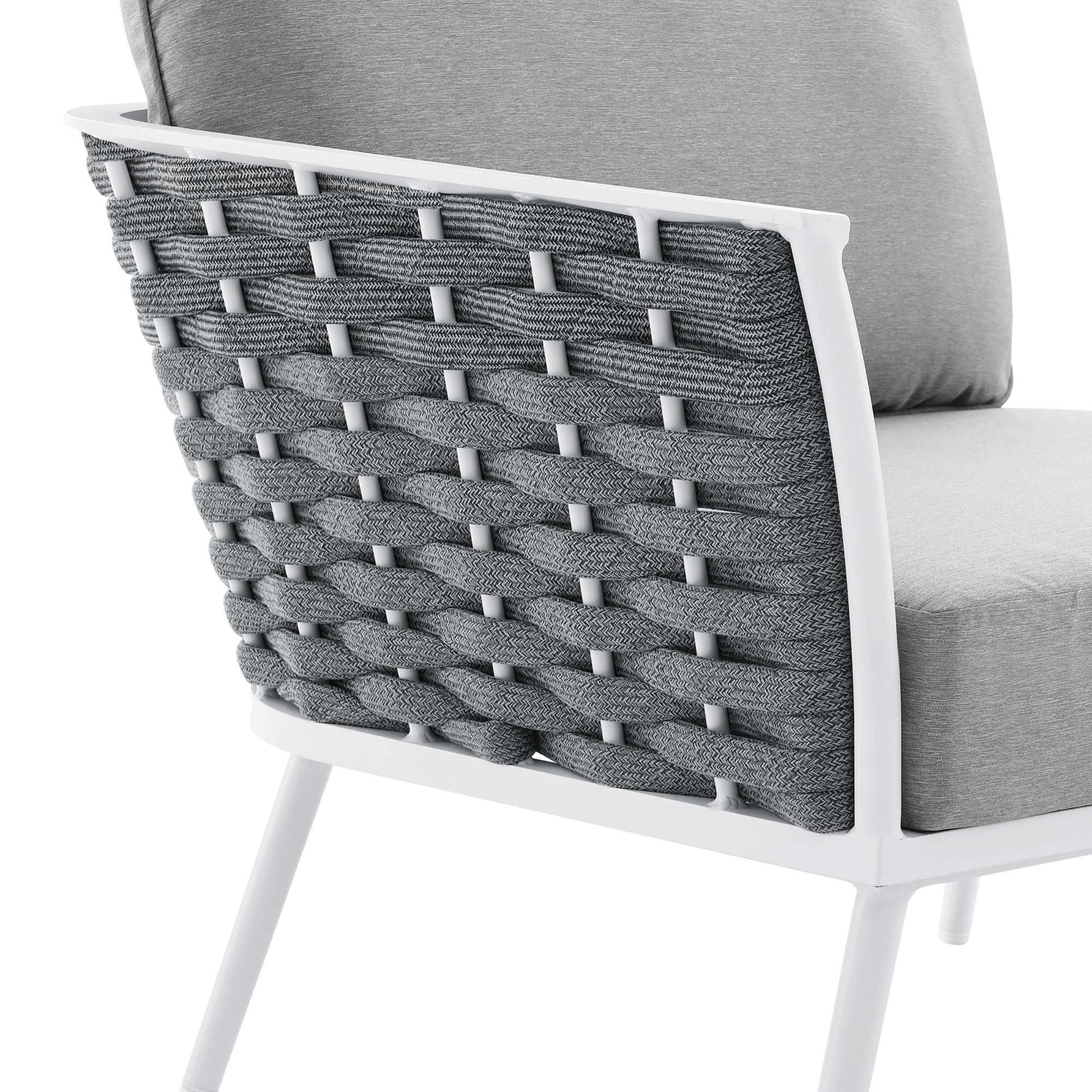 Stance Outdoor Patio Aluminum Left-Facing Armchair by Modway - Best Buy Furniture