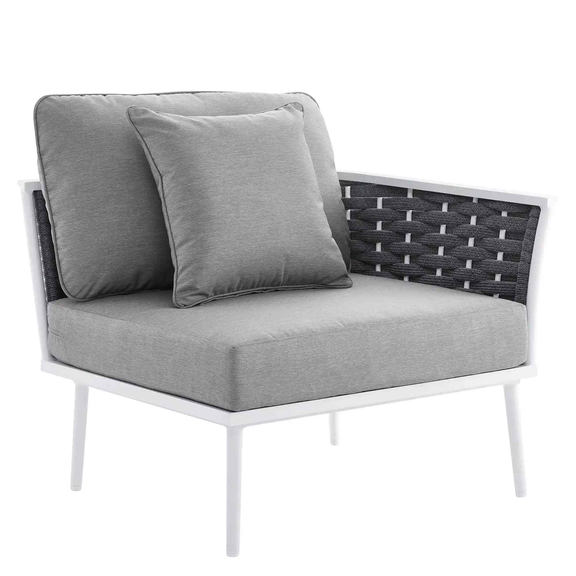 Stance Outdoor Patio Aluminum Right-Facing Armchair by Modway - Best Buy Furniture