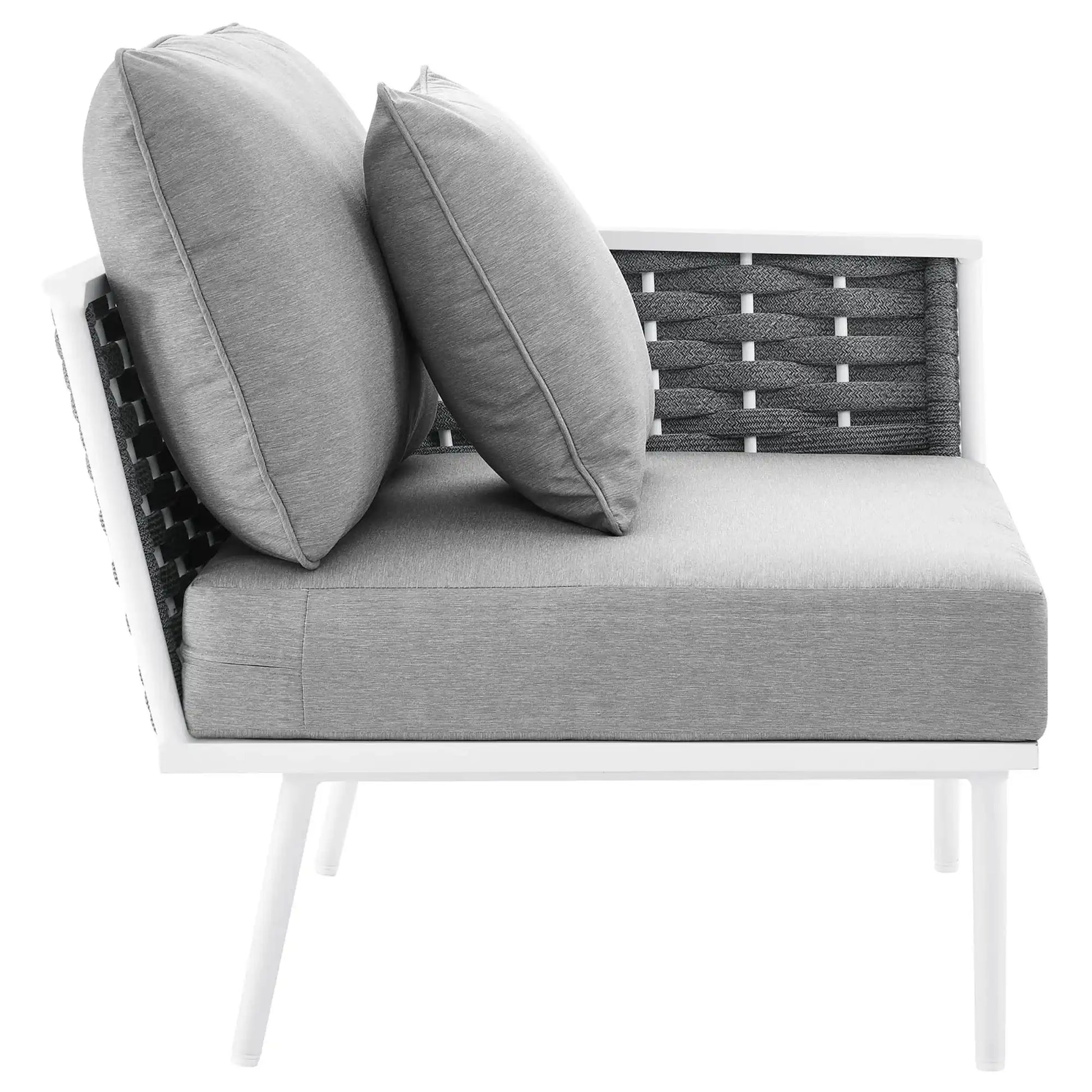 Stance Outdoor Patio Aluminum Right-Facing Armchair by Modway - Best Buy Furniture