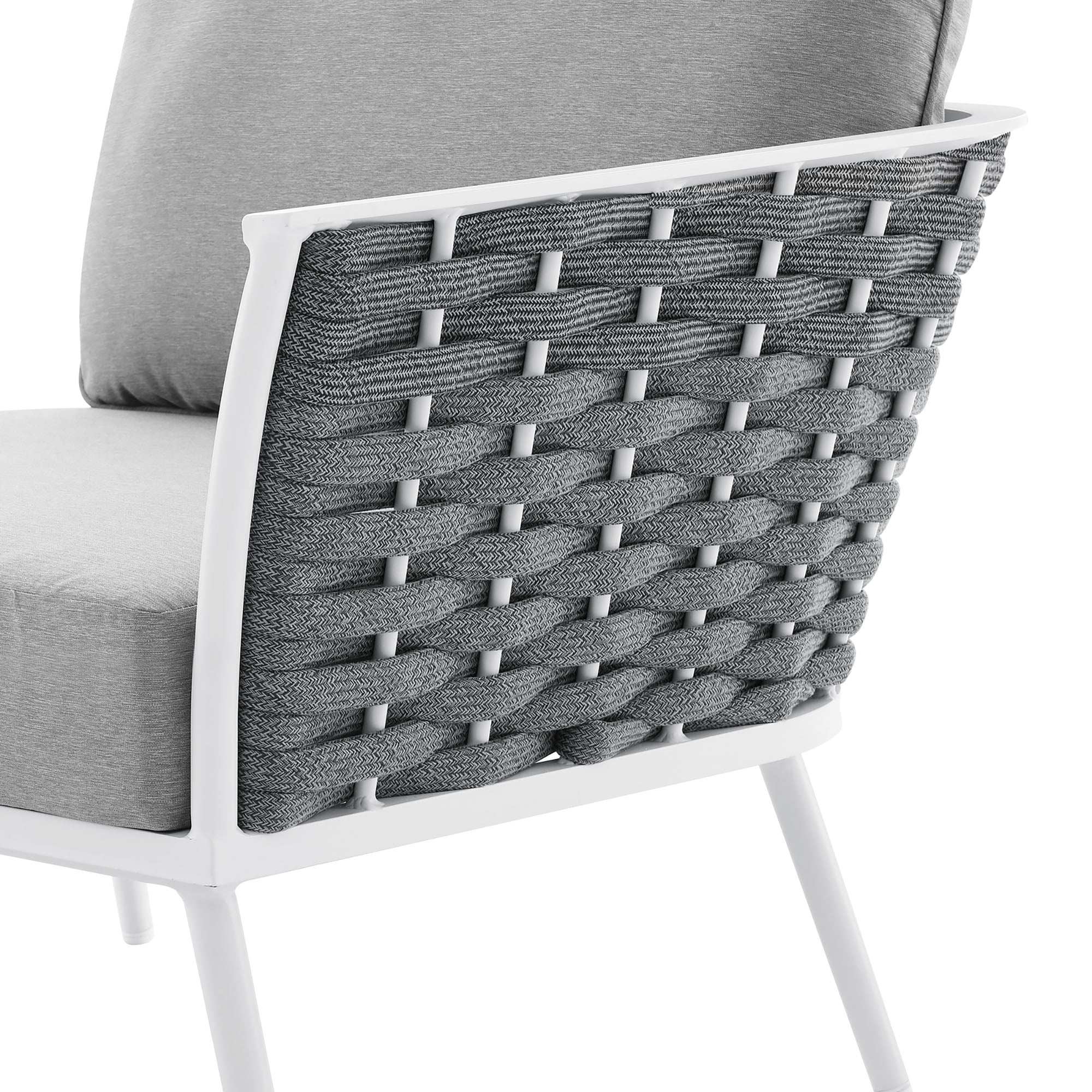 Stance Outdoor Patio Aluminum Right-Facing Armchair by Modway - Best Buy Furniture