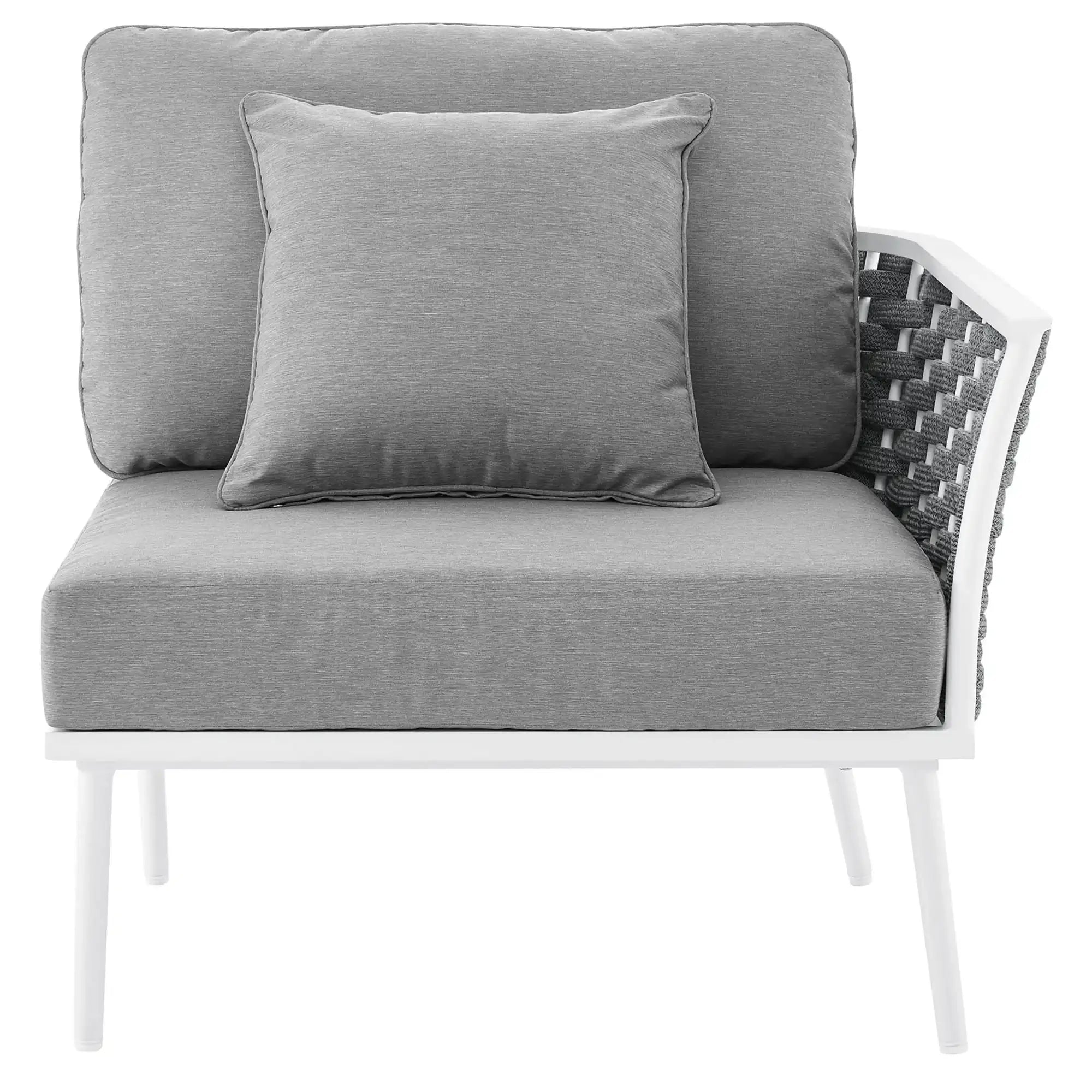 Stance Outdoor Patio Aluminum Right-Facing Armchair by Modway - Best Buy Furniture