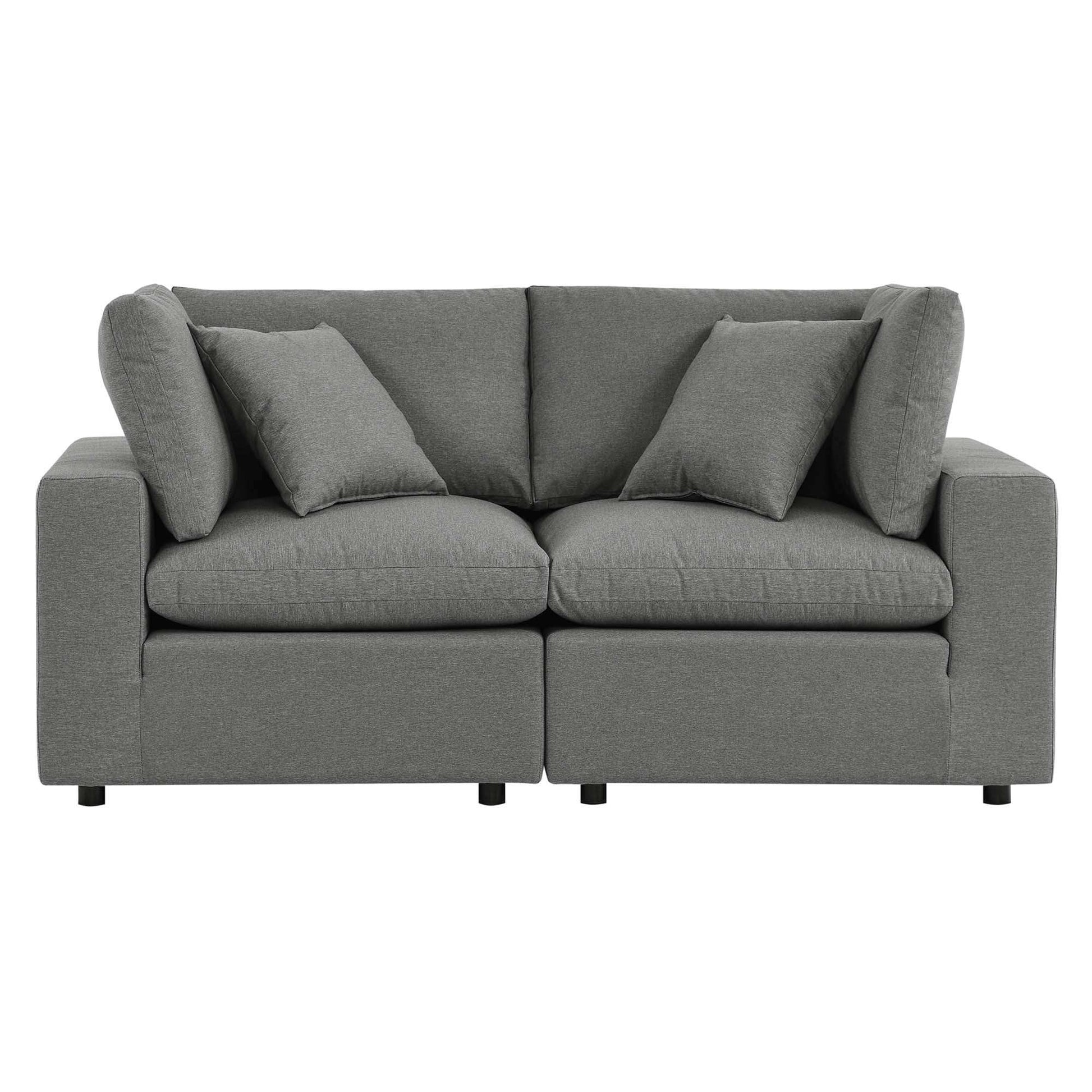 Commix Overstuffed Outdoor Patio Loveseat by Modway - Best Buy Furniture