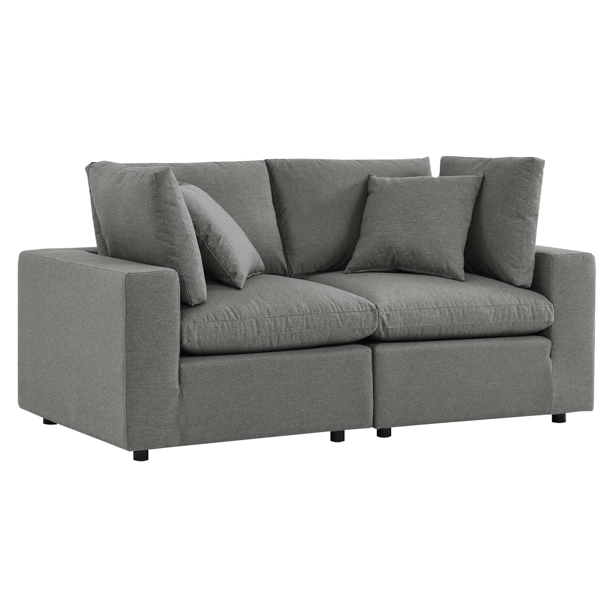 Commix Overstuffed Outdoor Patio Loveseat by Modway - Best Buy Furniture