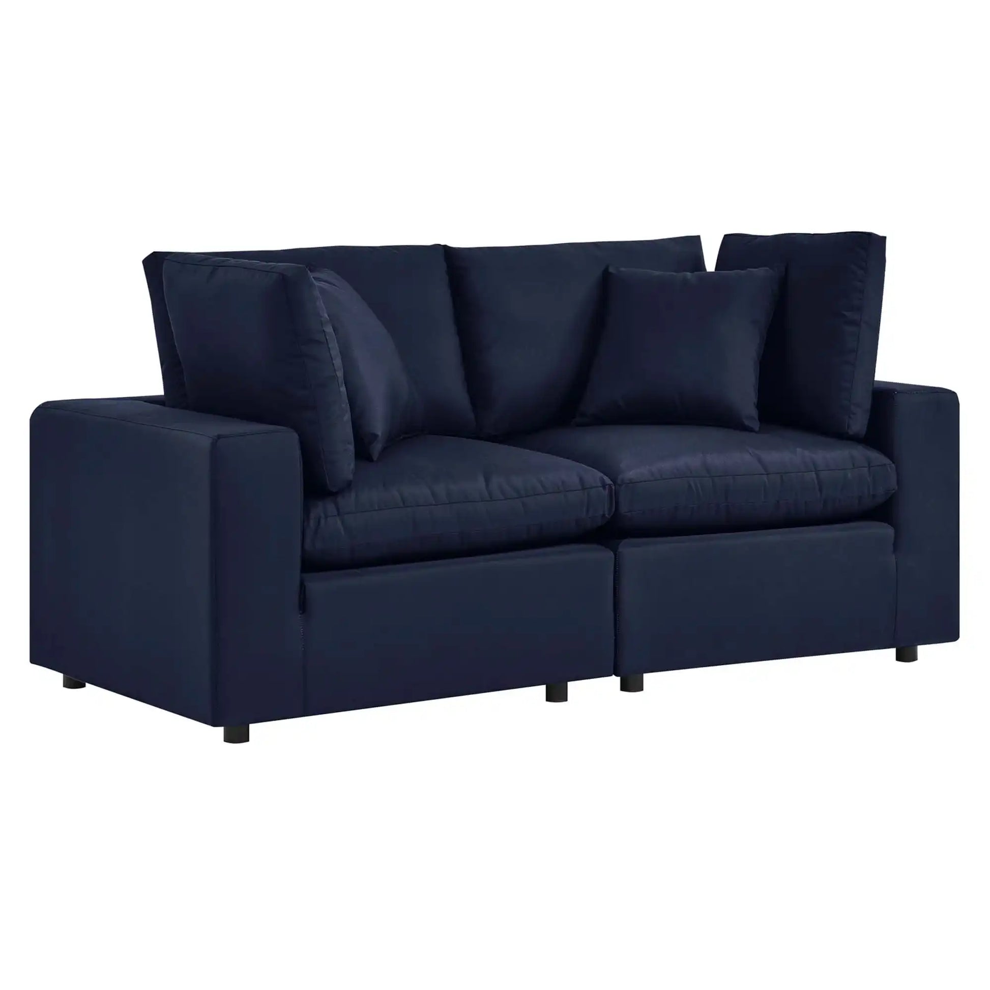 Commix Overstuffed Outdoor Patio Loveseat by Modway - Best Buy Furniture