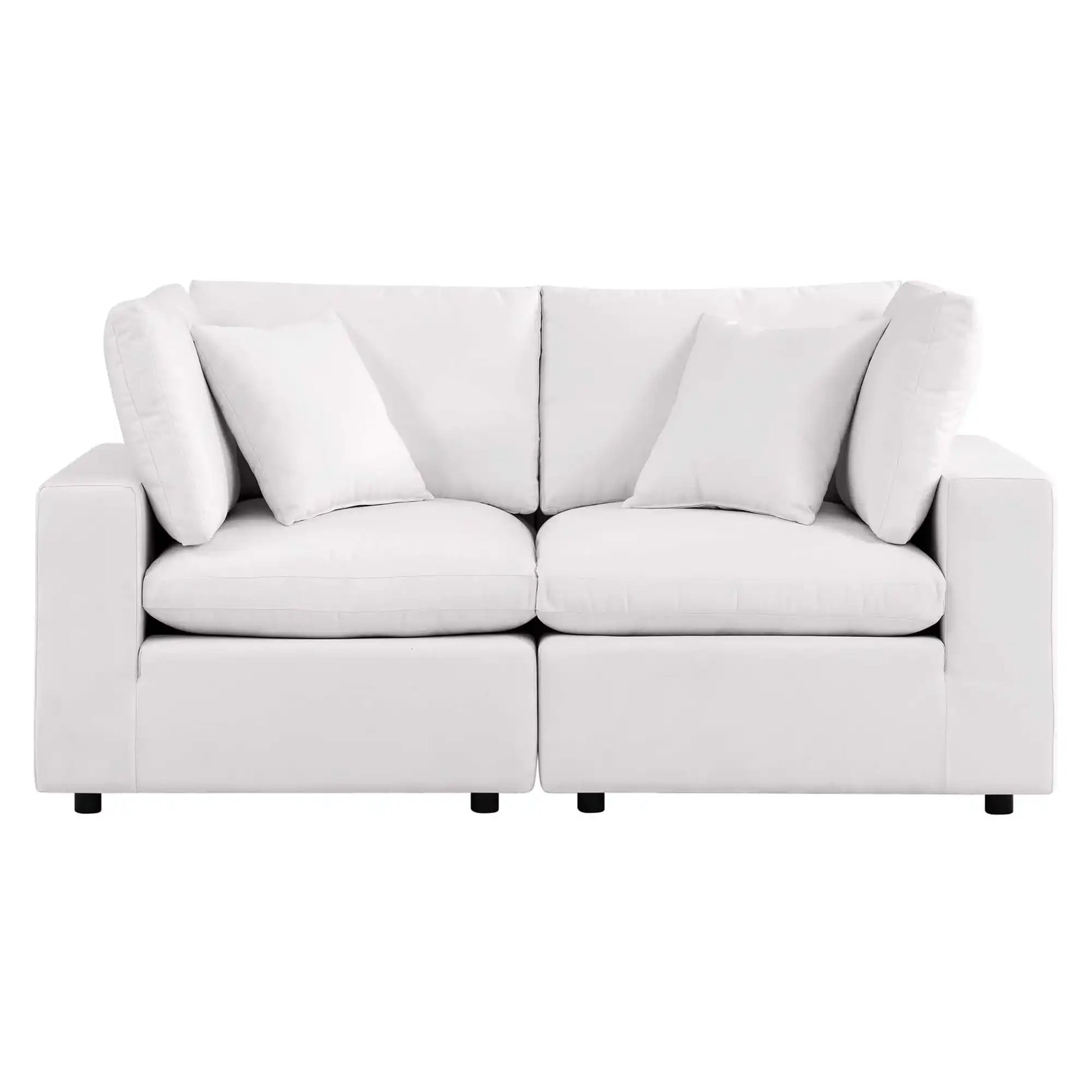 Commix Overstuffed Outdoor Patio Loveseat by Modway - Best Buy Furniture