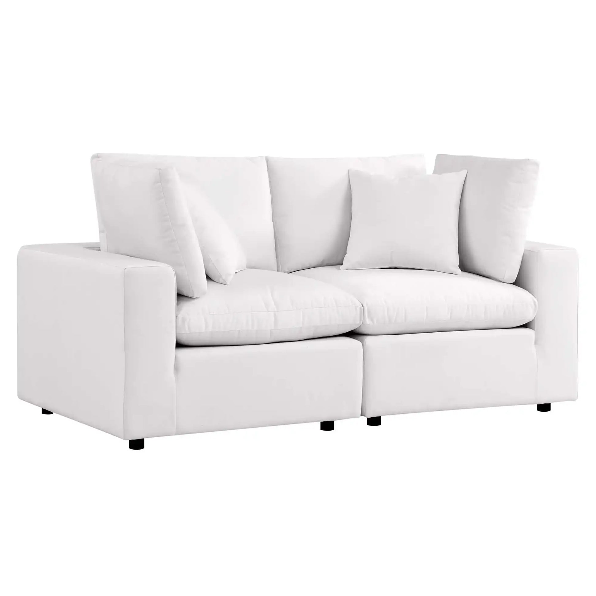 Commix Overstuffed Outdoor Patio Loveseat by Modway - Best Buy Furniture