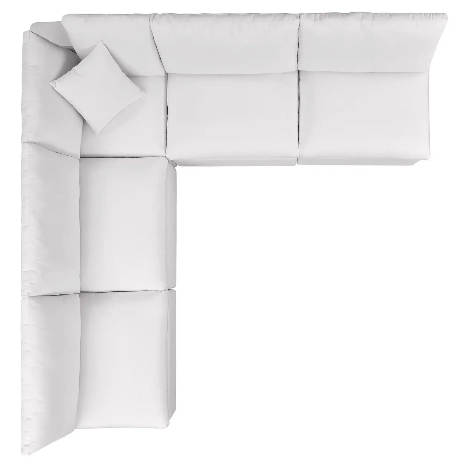 Commix 5-Piece Outdoor Patio Sectional Sofa by Modway - Best Buy Furniture