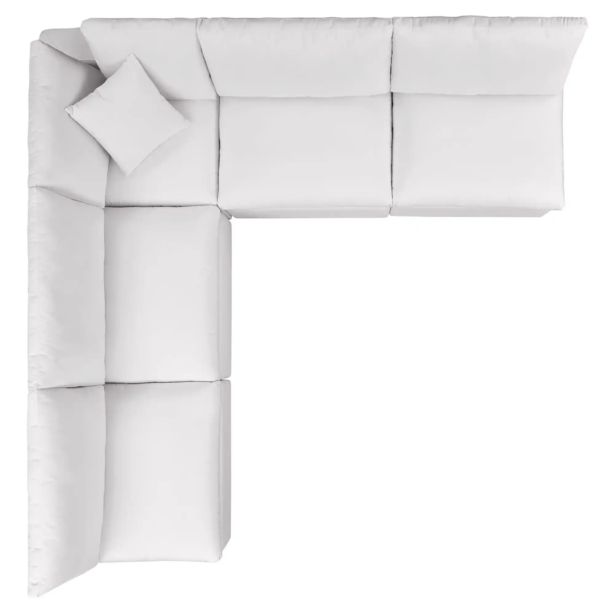 Commix 5-Piece Outdoor Patio Sectional Sofa by Modway - Best Buy Furniture