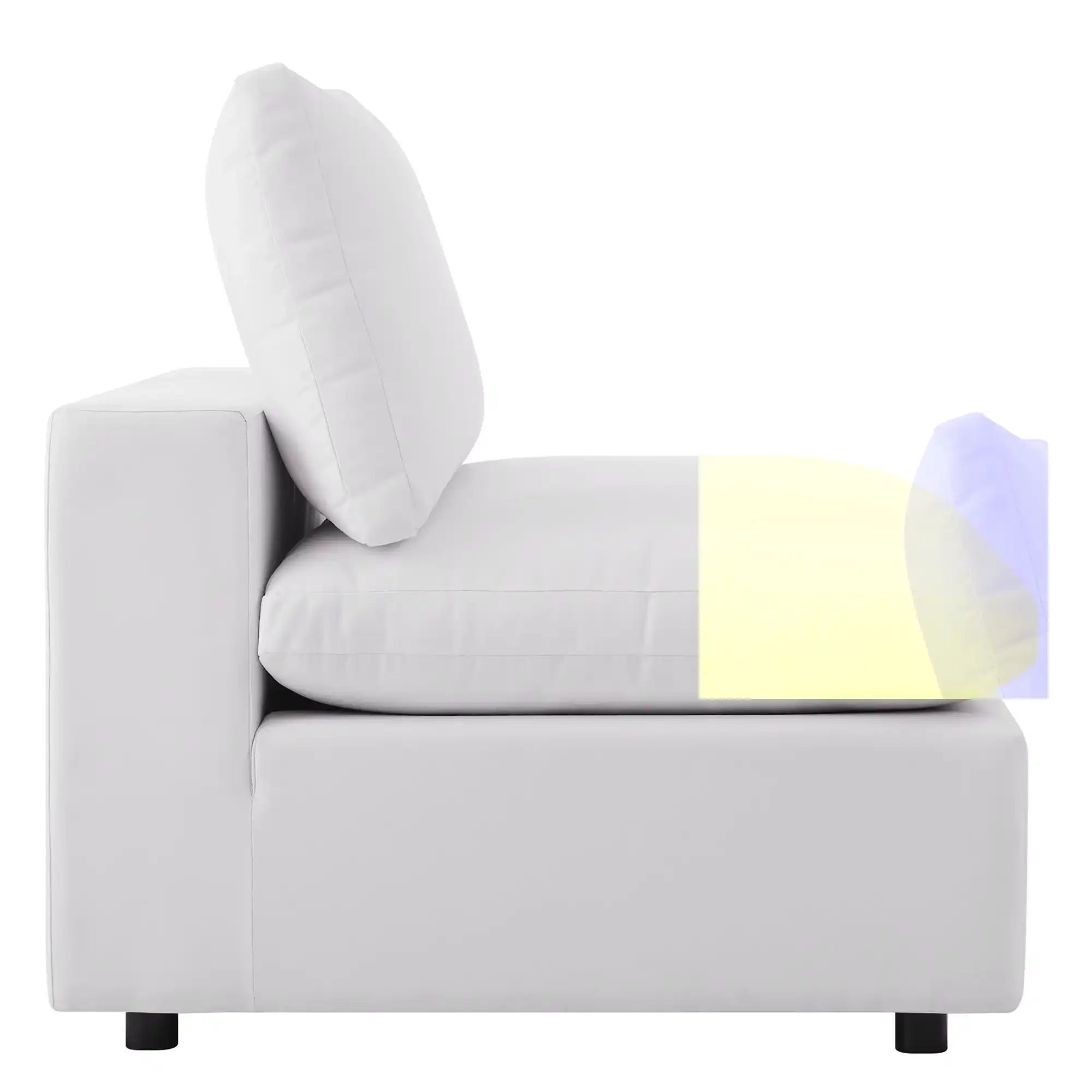 Commix 5-Piece Outdoor Patio Sectional Sofa by Modway - Best Buy Furniture