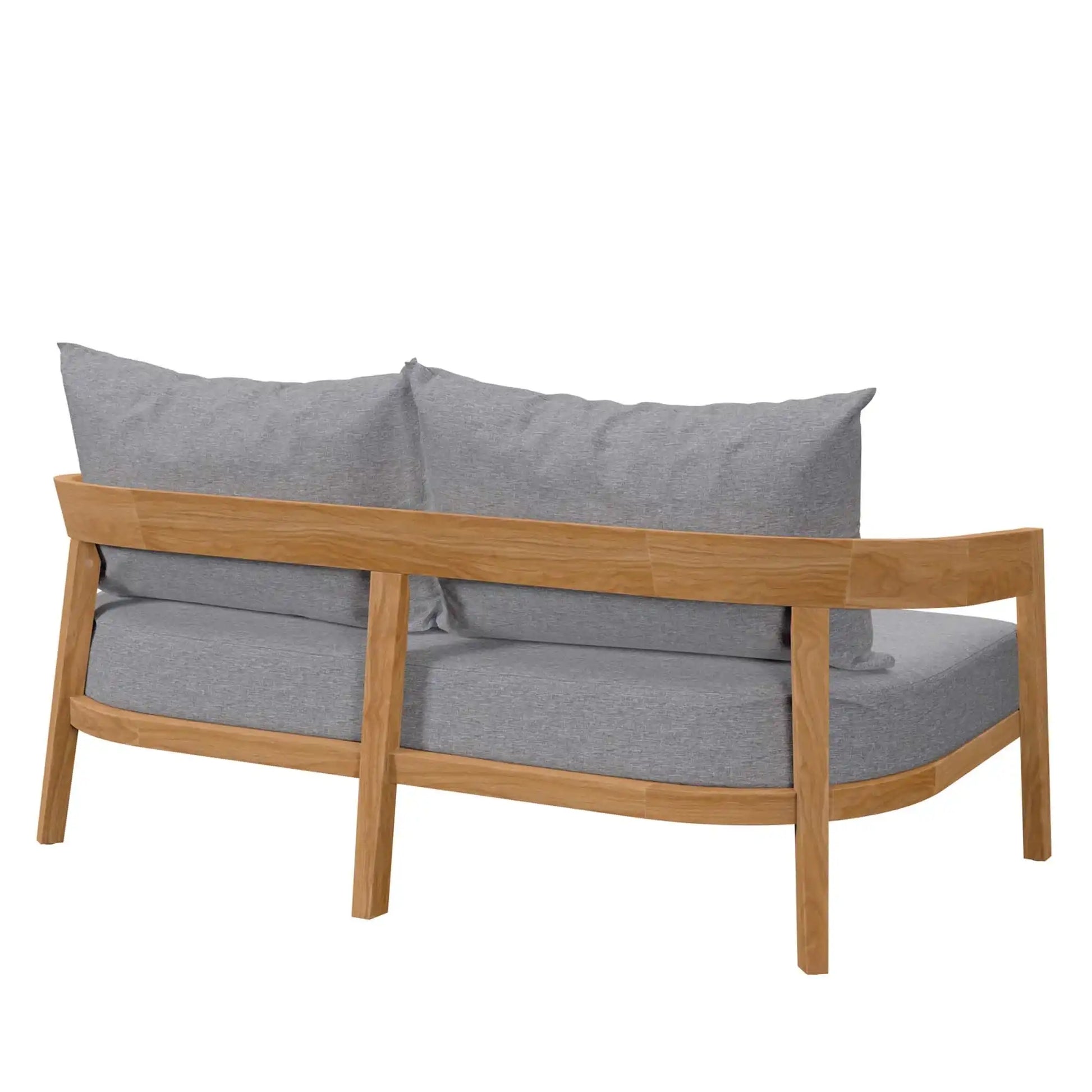 Brisbane Teak Wood Outdoor Patio Loveseat by Modway - Best Buy Furniture