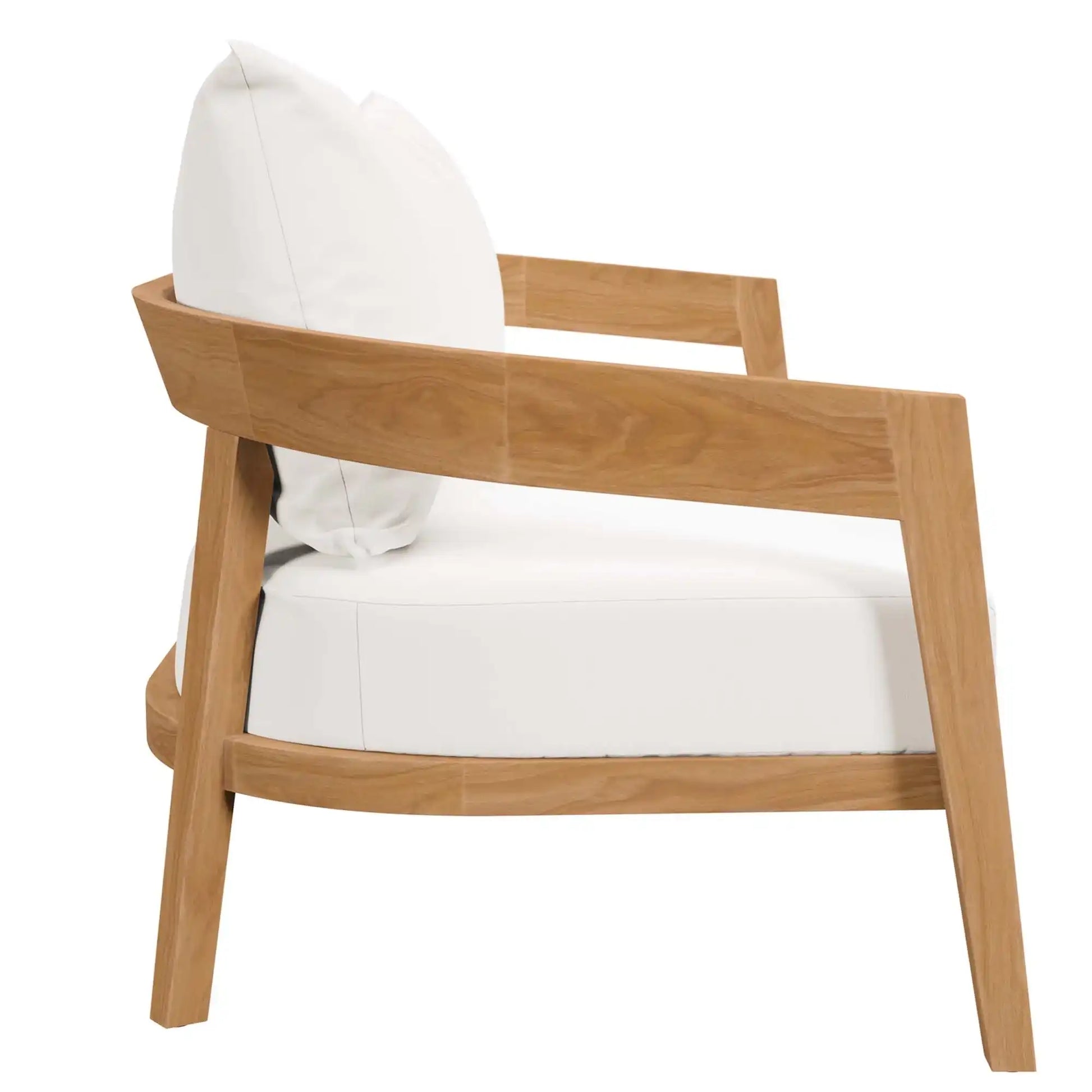 Brisbane Teak Wood Outdoor Patio Loveseat by Modway - Best Buy Furniture