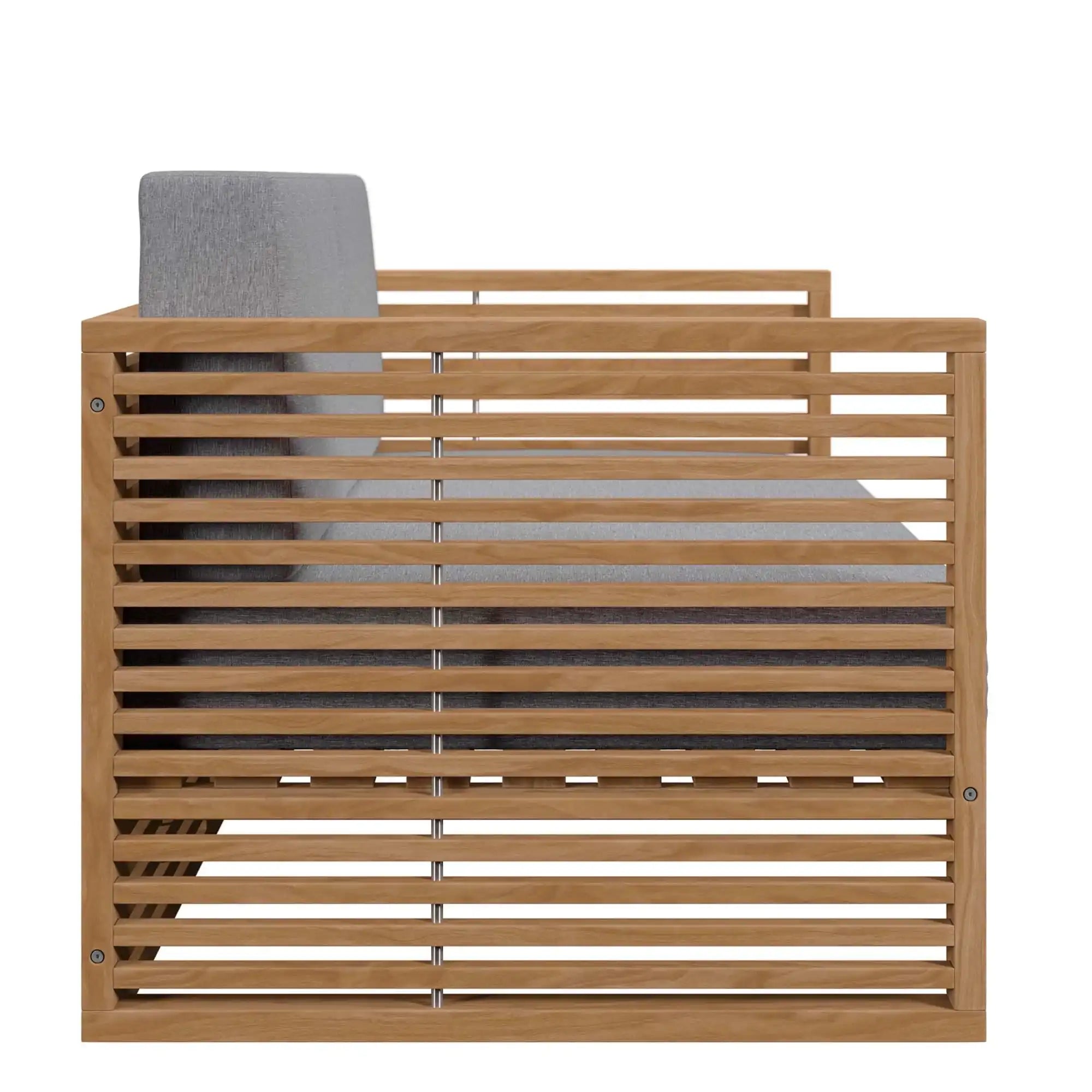 Carlsbad Teak Wood Outdoor Patio Loveseat by Modway - Best Buy Furniture