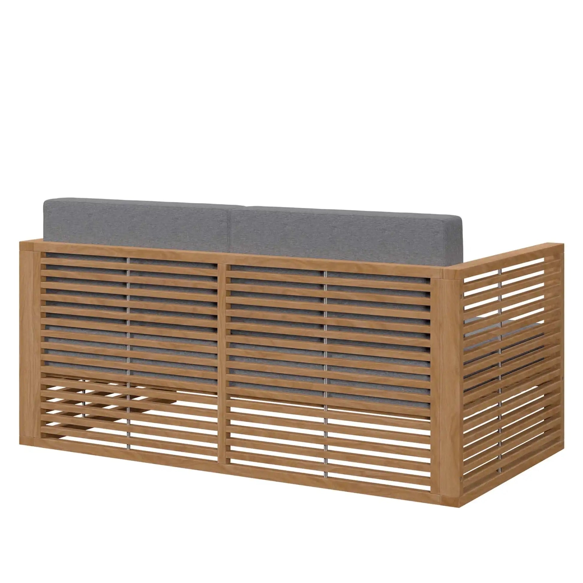 Carlsbad Teak Wood Outdoor Patio Loveseat by Modway - Best Buy Furniture