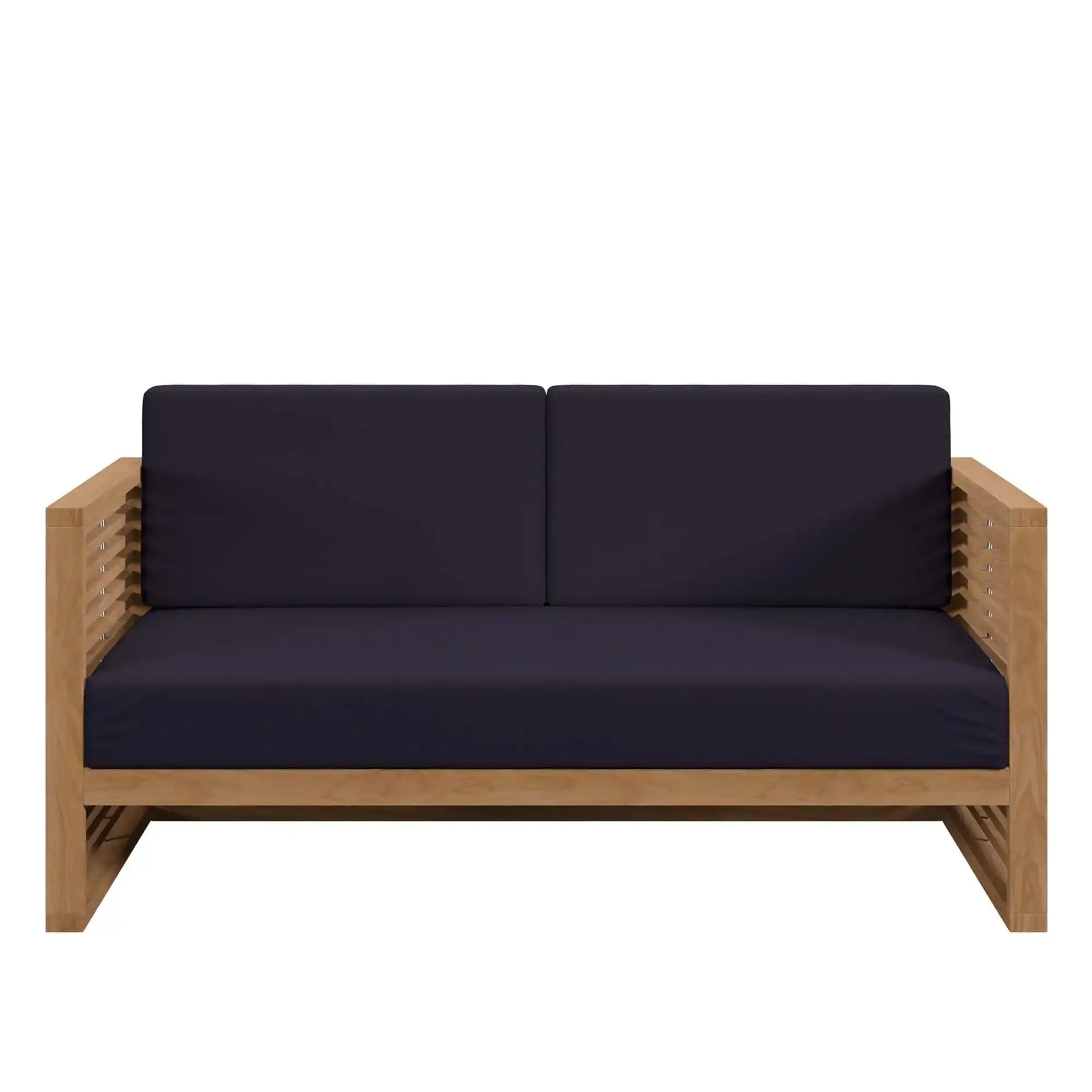 Carlsbad Teak Wood Outdoor Patio Loveseat by Modway - Best Buy Furniture