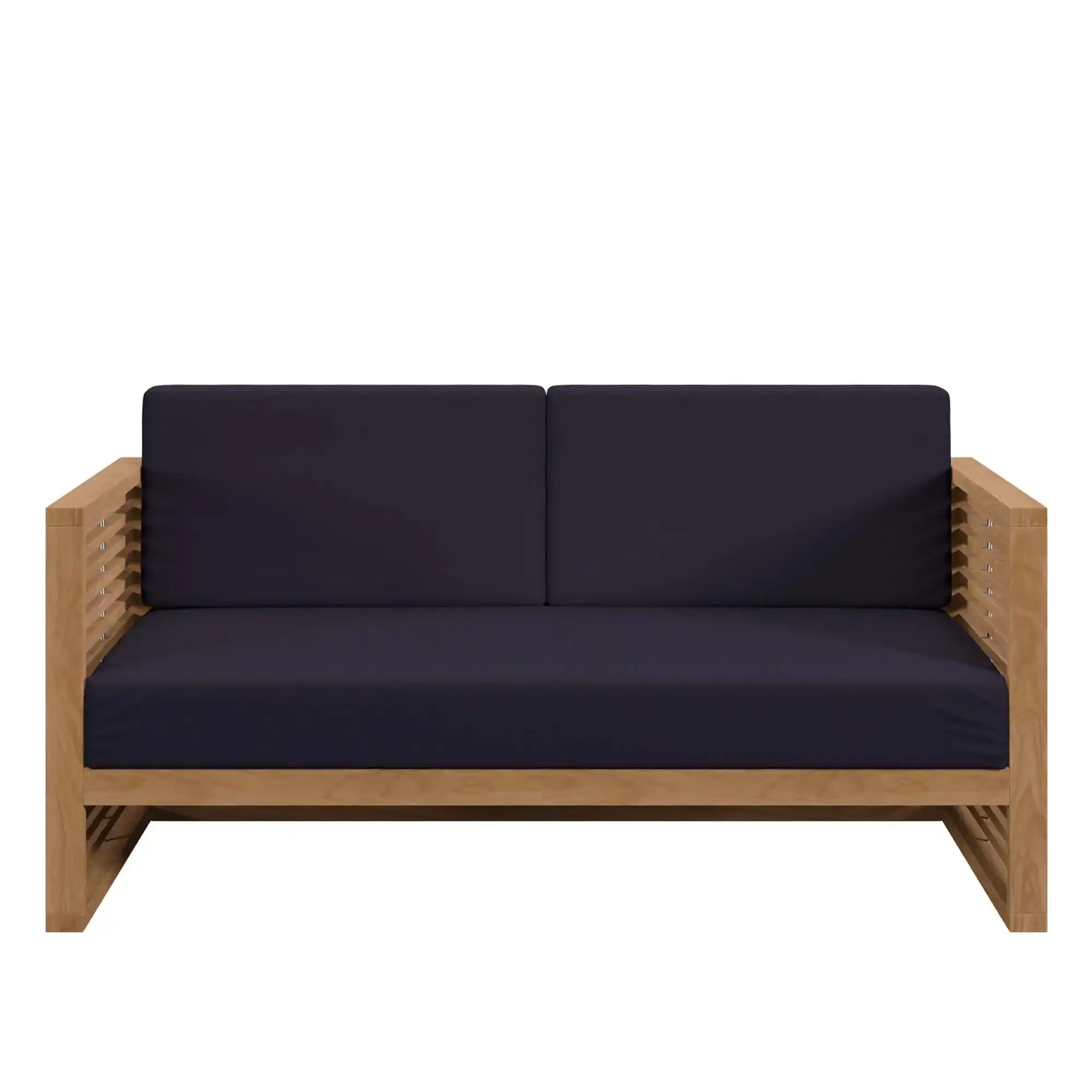 Carlsbad Teak Wood Outdoor Patio Loveseat by Modway - Best Buy Furniture