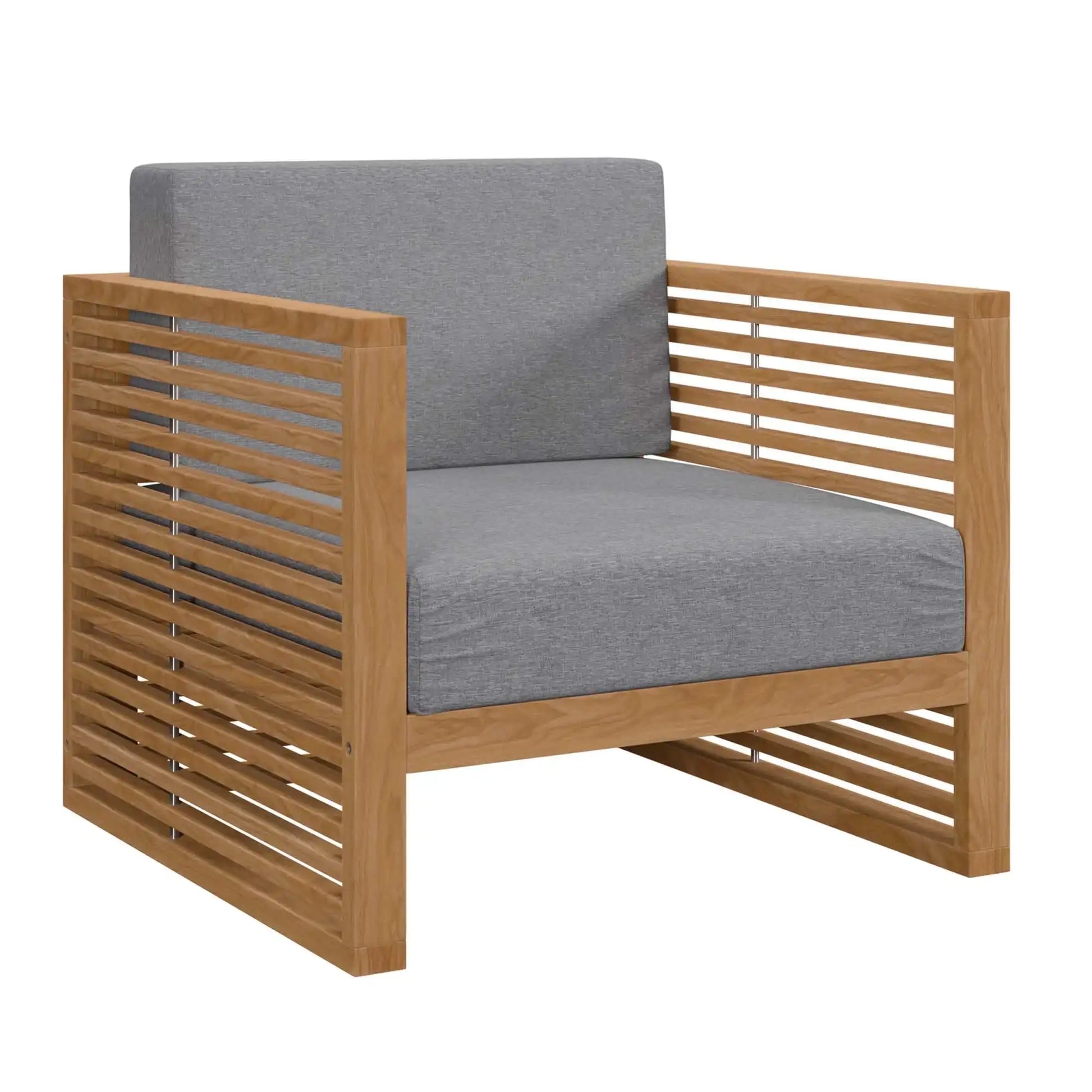 Carlsbad Teak Wood Outdoor Patio Armchair by Modway - Best Buy Furniture