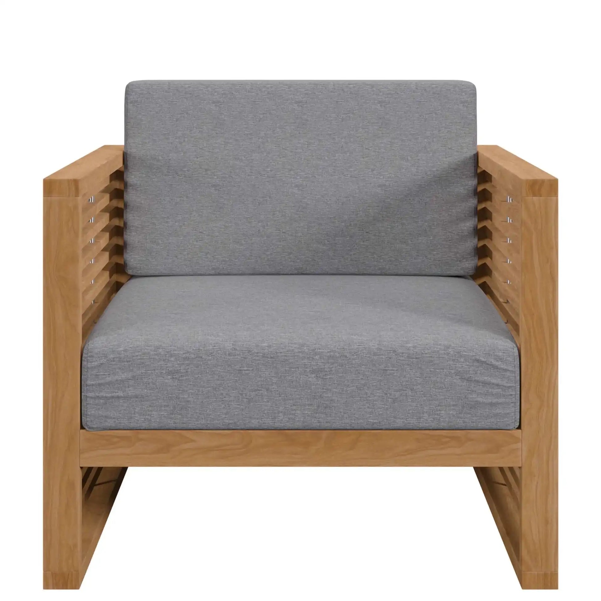 Carlsbad Teak Wood Outdoor Patio Armchair by Modway - Best Buy Furniture