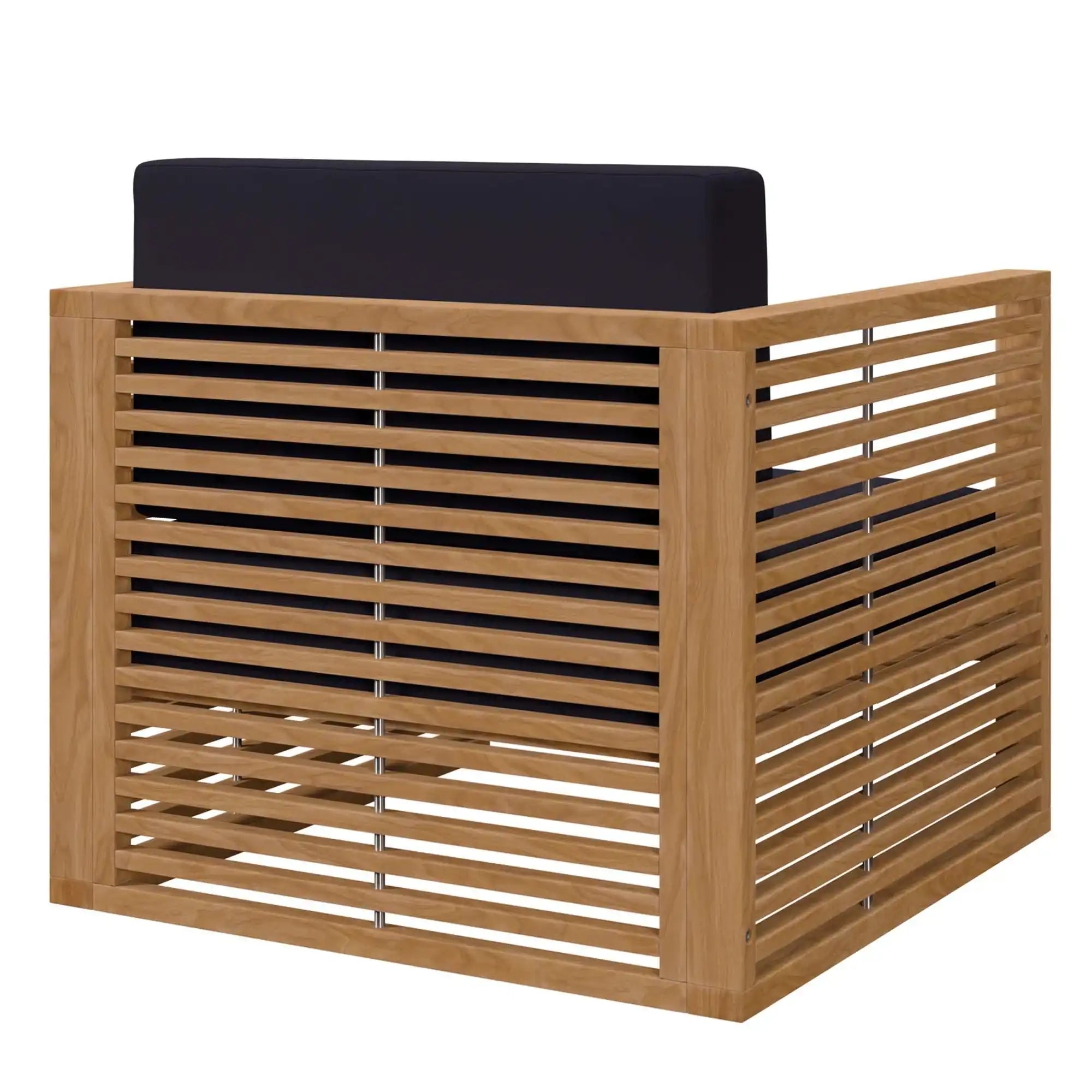 Carlsbad Teak Wood Outdoor Patio Armchair by Modway - Best Buy Furniture