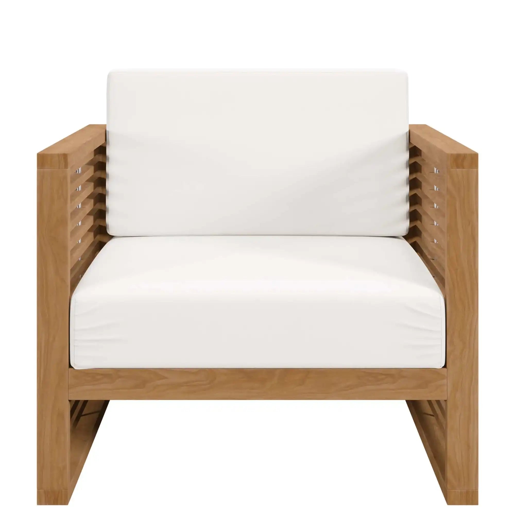 Carlsbad Teak Wood Outdoor Patio Armchair by Modway - Best Buy Furniture