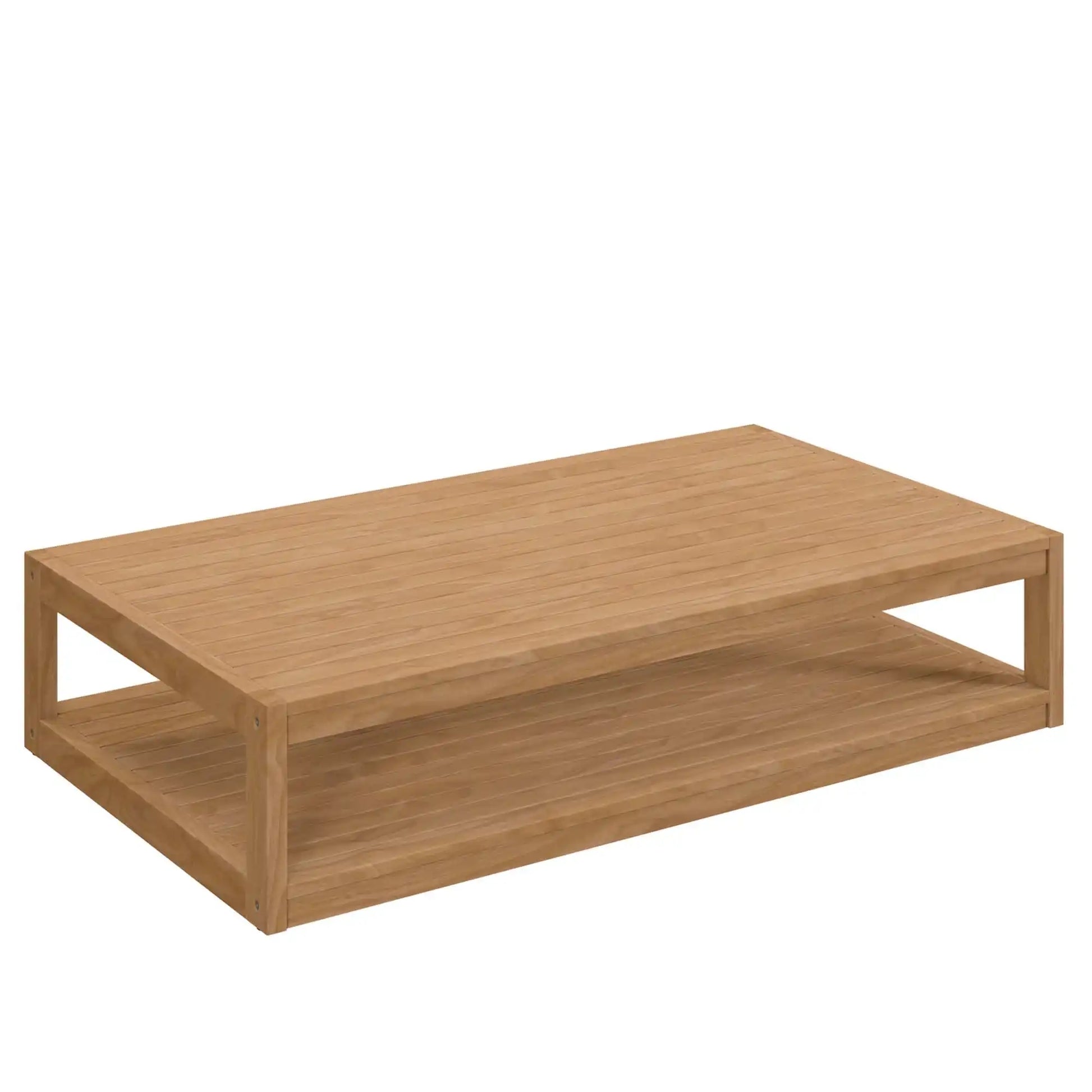 Carlsbad Teak Wood Outdoor Patio Coffee Table by Modway - Best Buy Furniture