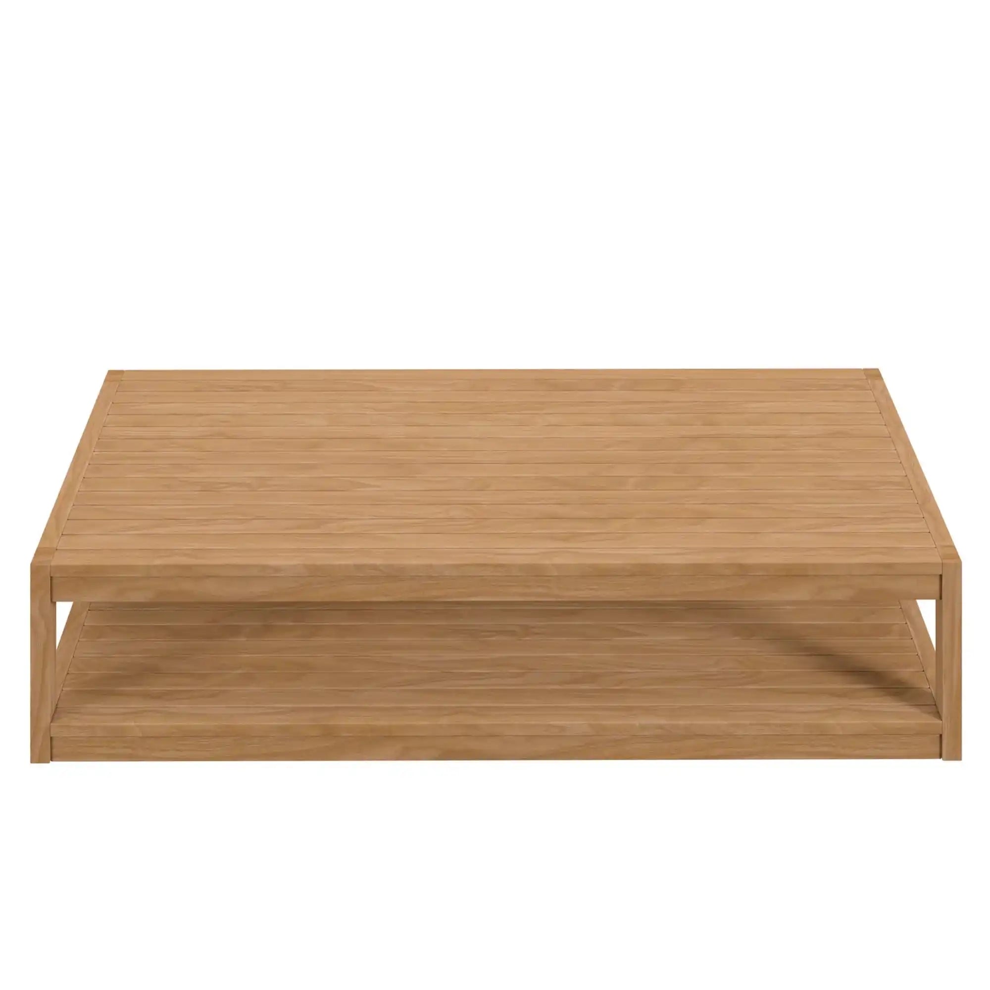 Carlsbad Teak Wood Outdoor Patio Coffee Table by Modway - Best Buy Furniture