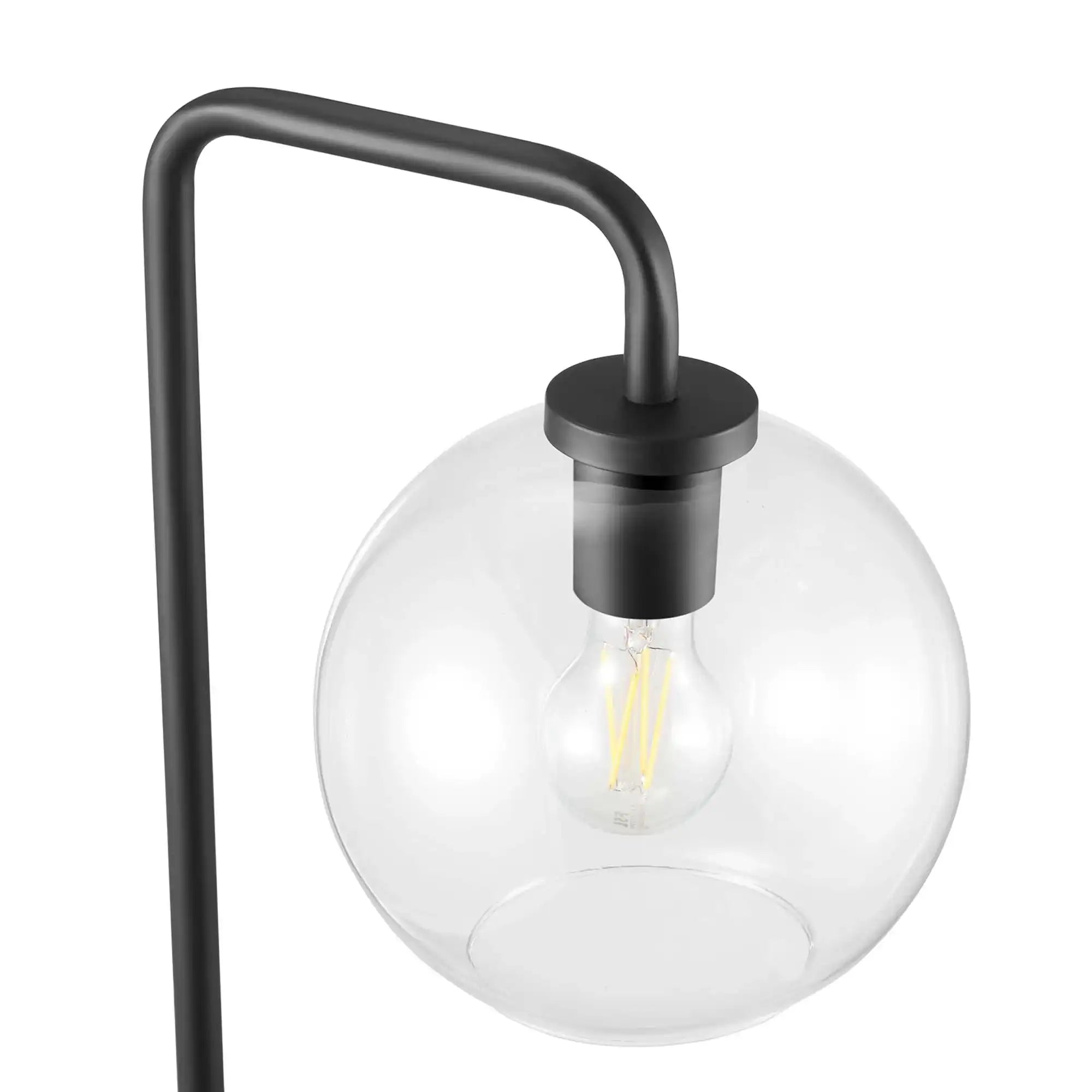 Silo Glass Globe Glass and Metal Floor Lamp by Modway - Best Buy Furniture