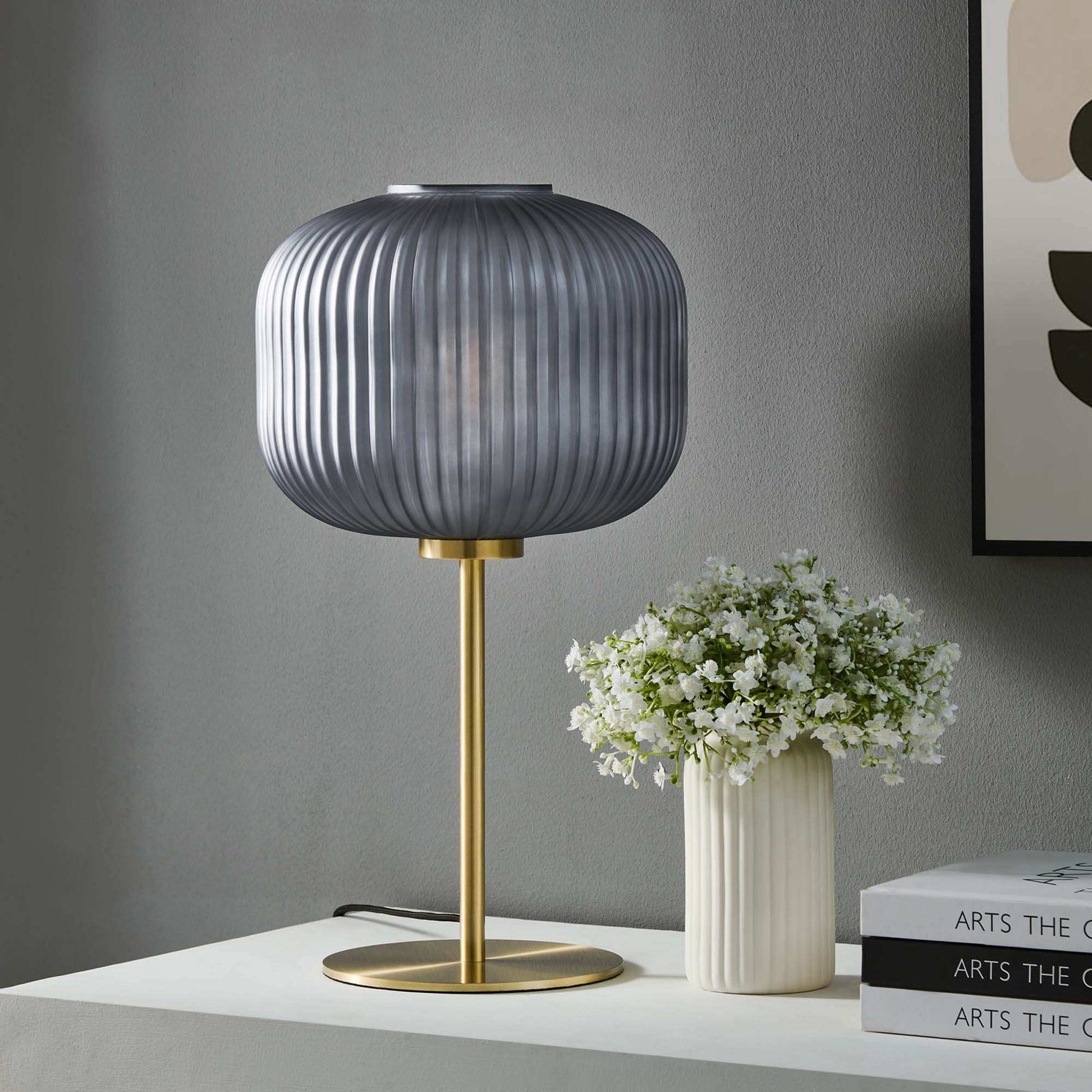 Reprise Glass Sphere Glass and Metal Table Lamp by Modway - Best Buy Furniture