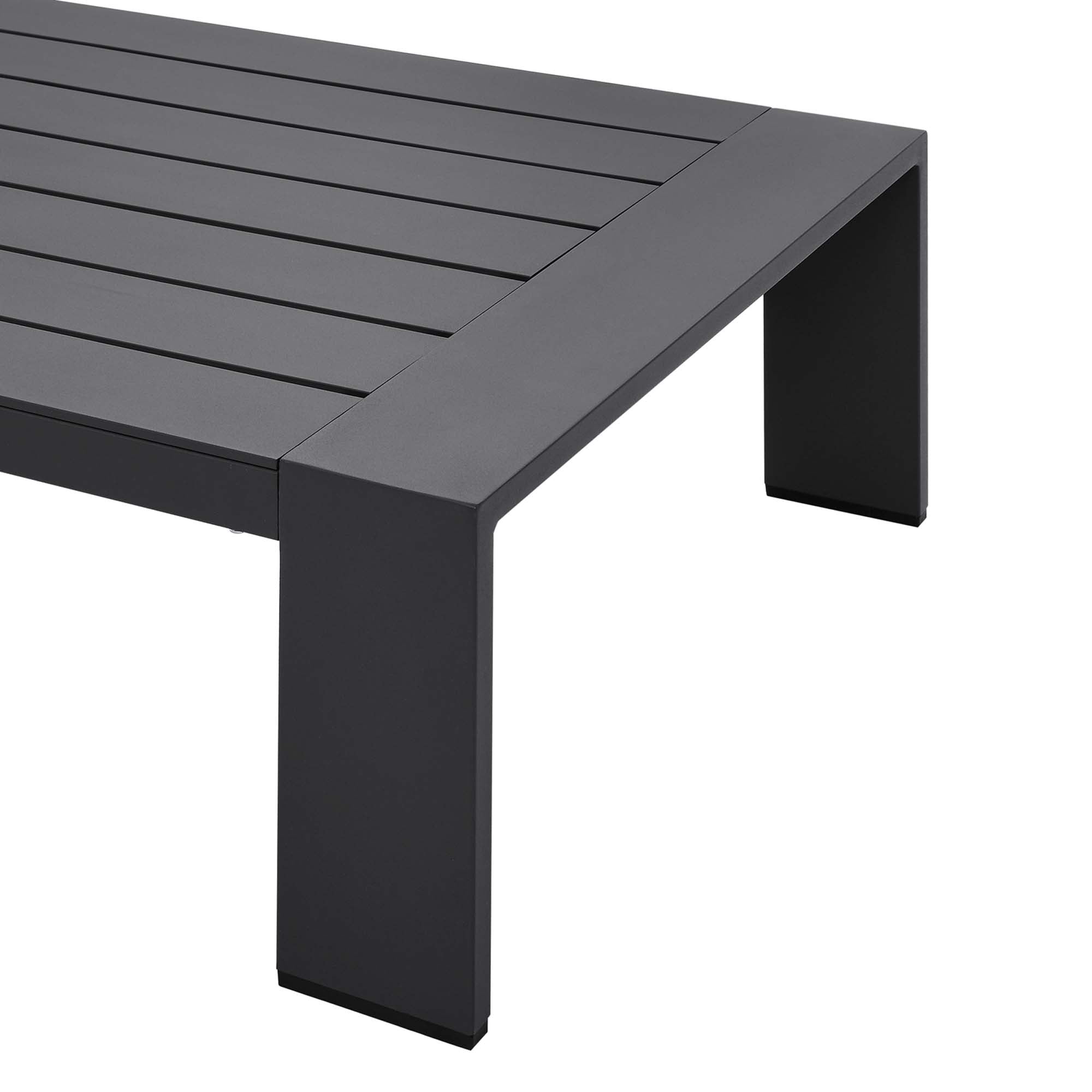 Tahoe Outdoor Patio Powder-Coated Aluminum Coffee Table by Modway - Best Buy Furniture