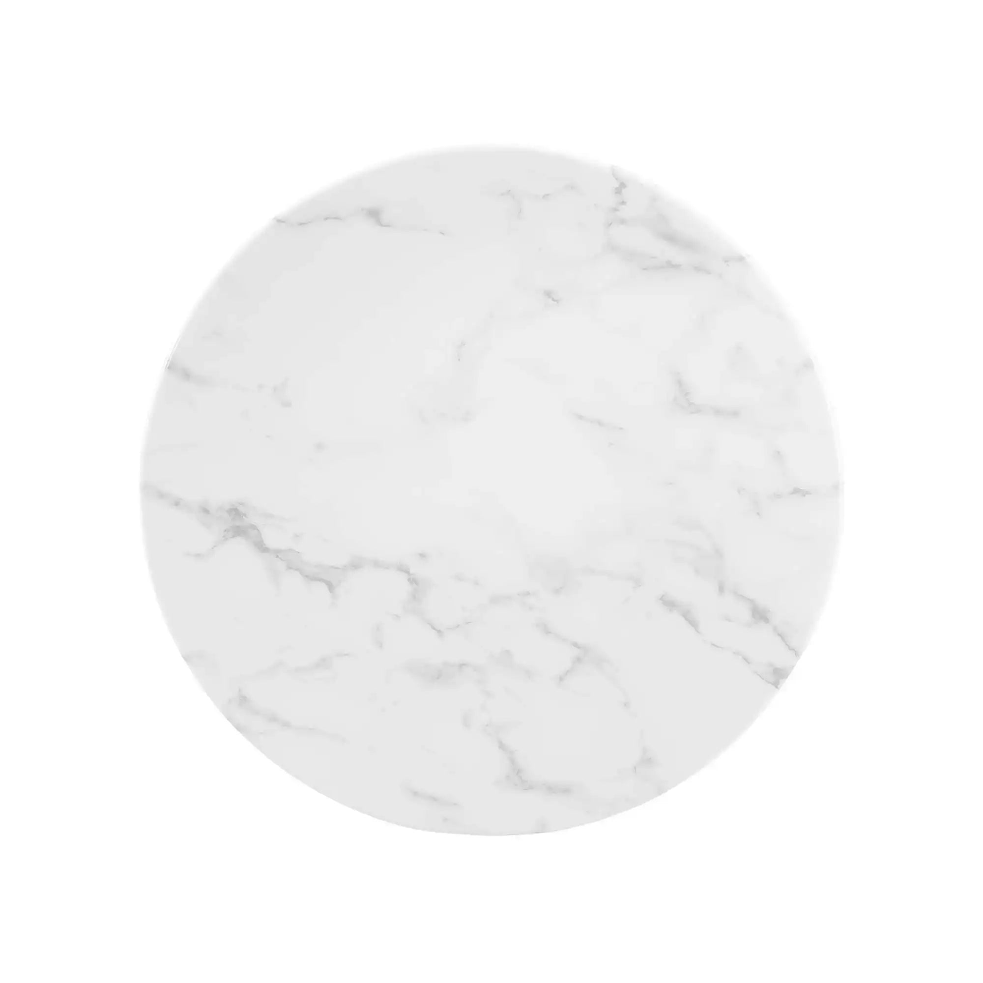 Lippa 20" Round Faux Marble Side Table by Modway - Best Buy Furniture