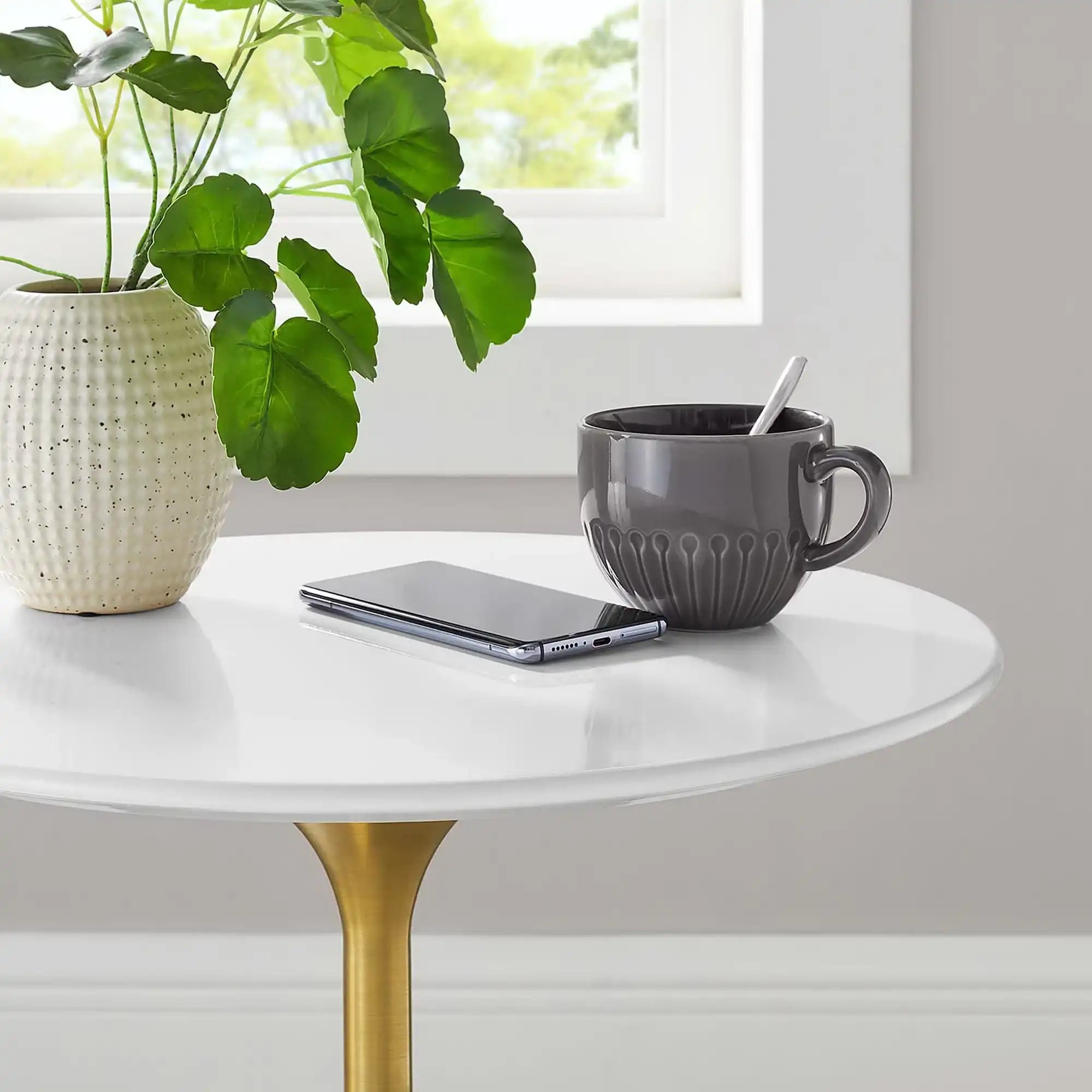 Lippa 20" Round Wood Side Table by Modway - Best Buy Furniture