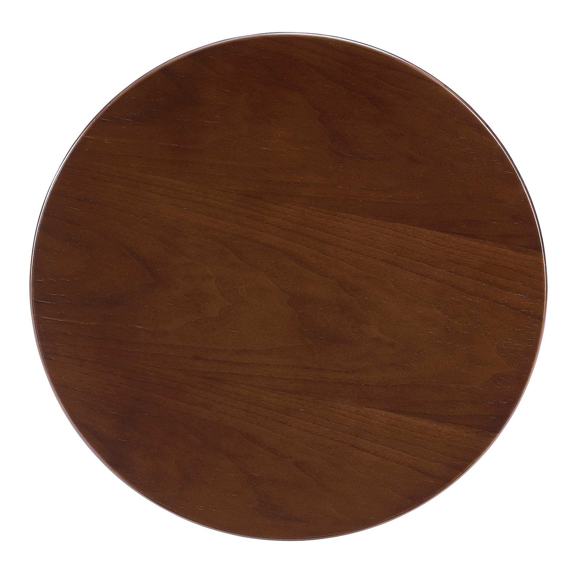 Lippa 20" Round Wood Side Table by Modway - Best Buy Furniture