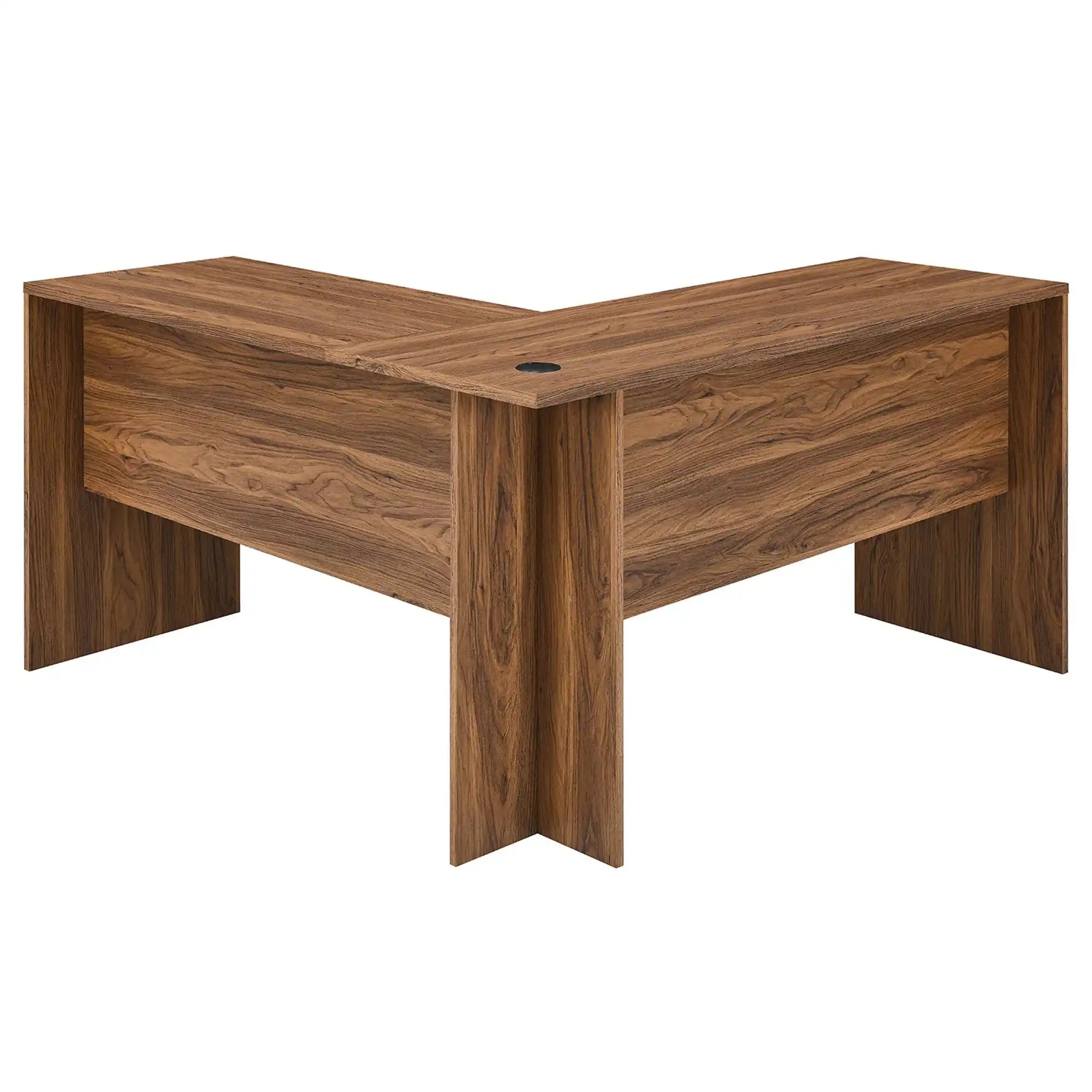 Venture L-Shaped Wood Office Desk by Modway - Best Buy Furniture
