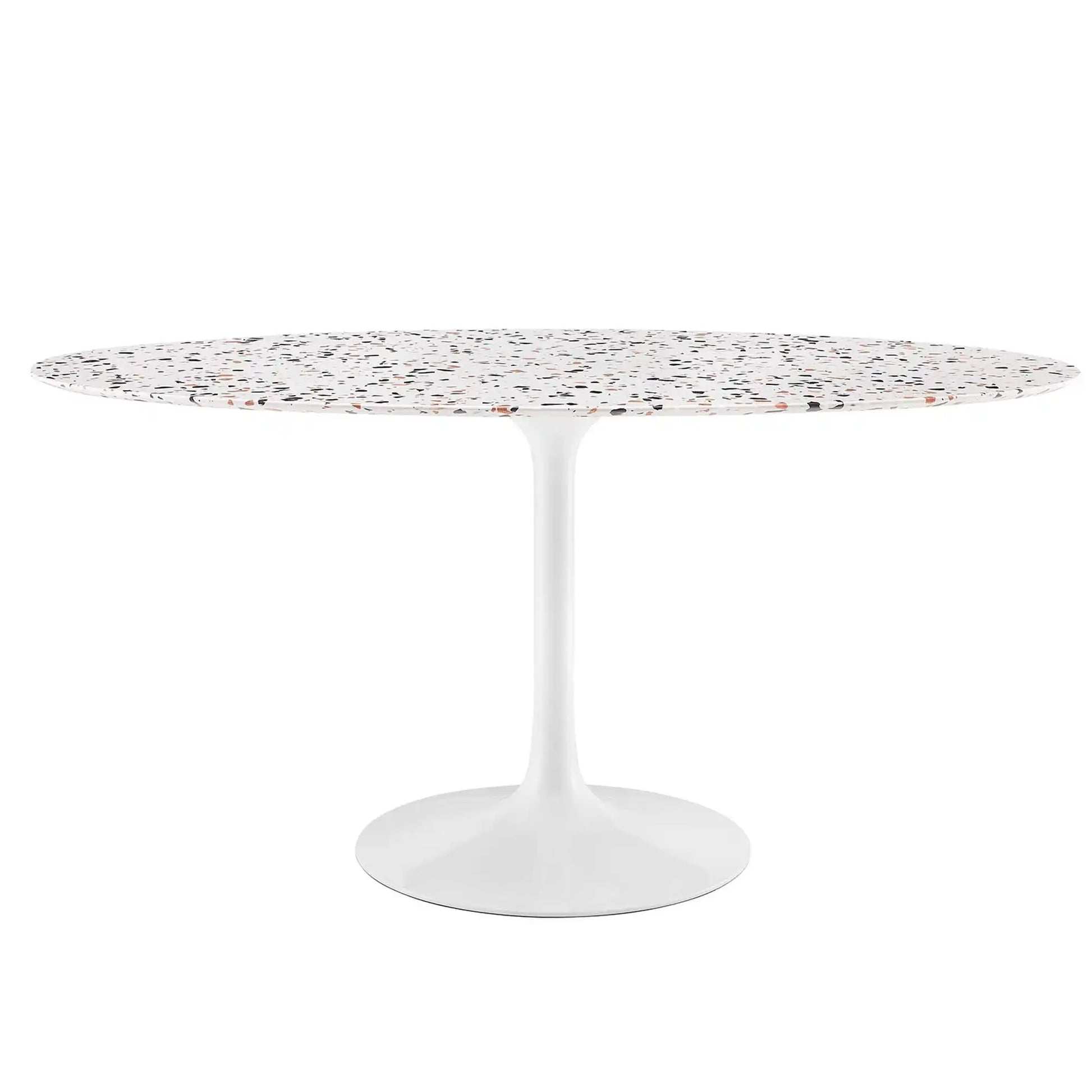 Lippa 60" Oval Terrazzo Dining Table by Modway - Best Buy Furniture