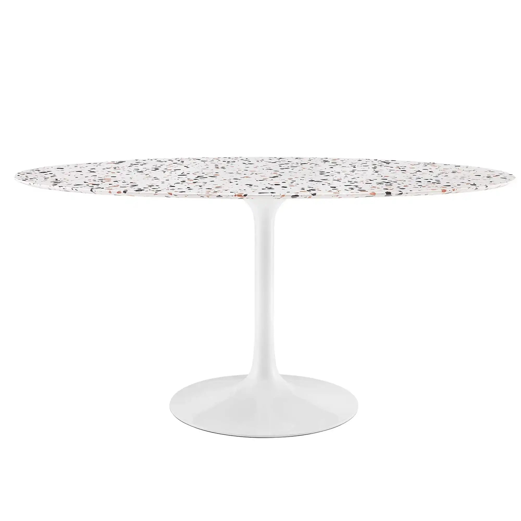 Lippa 60" Oval Terrazzo Dining Table by Modway - Best Buy Furniture