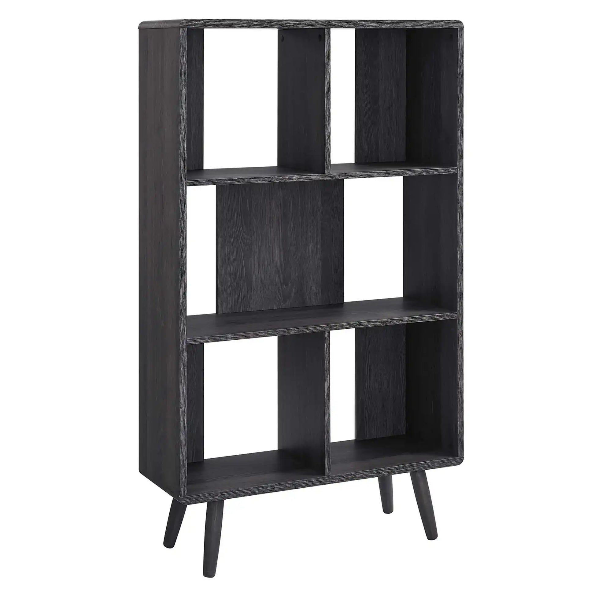 Transmit 5 Shelf Wood Grain Bookcase by Modway - Best Buy Furniture
